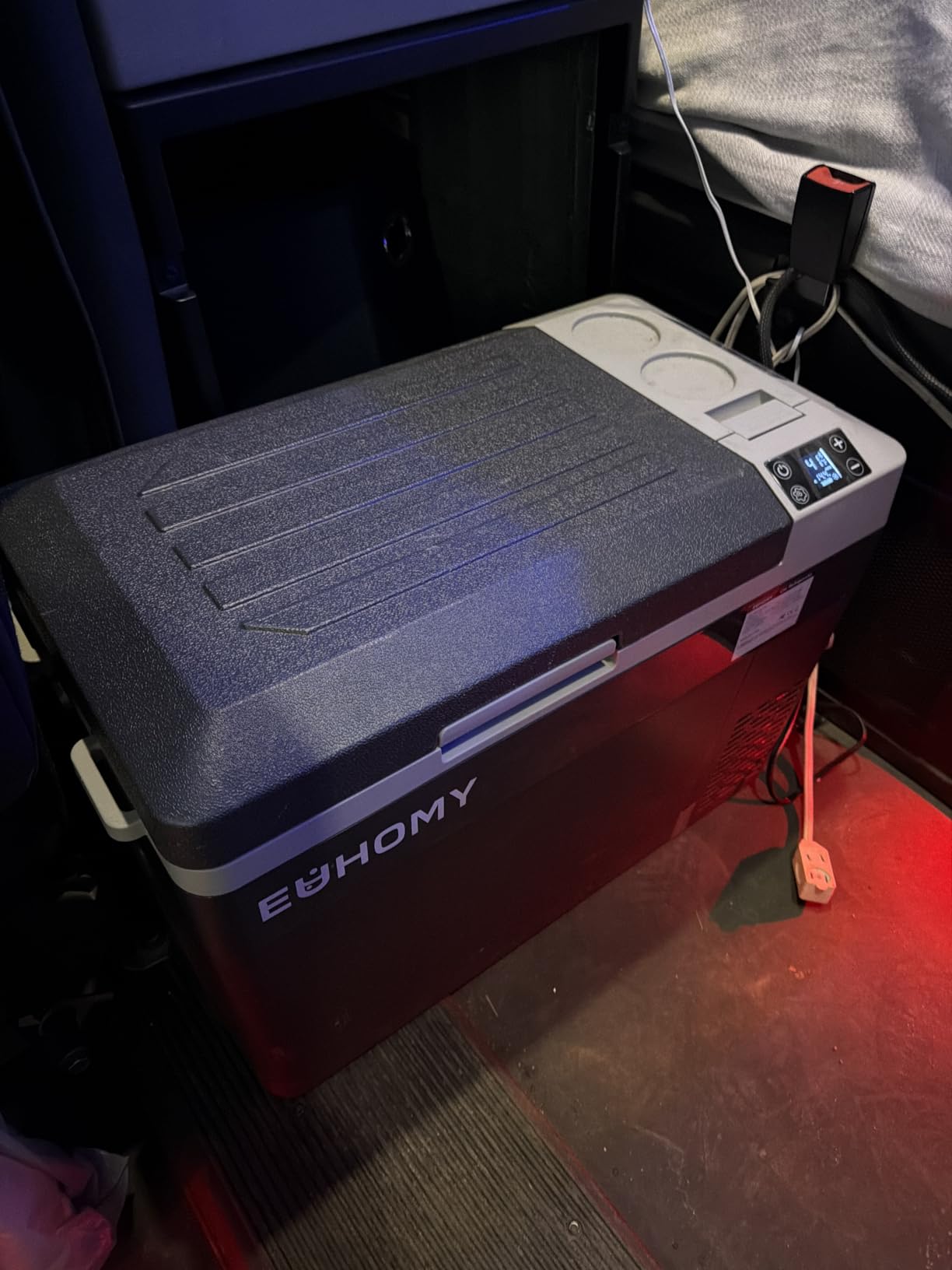 EUHOMY 12 Volt Refrigerator, 32QT(30L) Portable Refrigerator, Car Fridge Usable Battery, Car Refrigerator 12/24V DC 110-240V AC, Portable Freezer for Camping, Travel, Truck, Outdoor customer photo 1