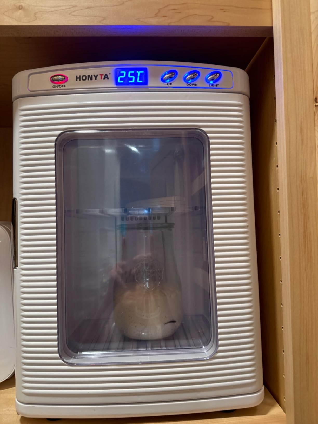 RYFT Incubators for Hatching Eggs, 25L Portable Reptile Scientific Lab Incubator with 5°C-60°C, 12V/110V Heating and Cooling for Small Reptiles (Black) customer photo 6