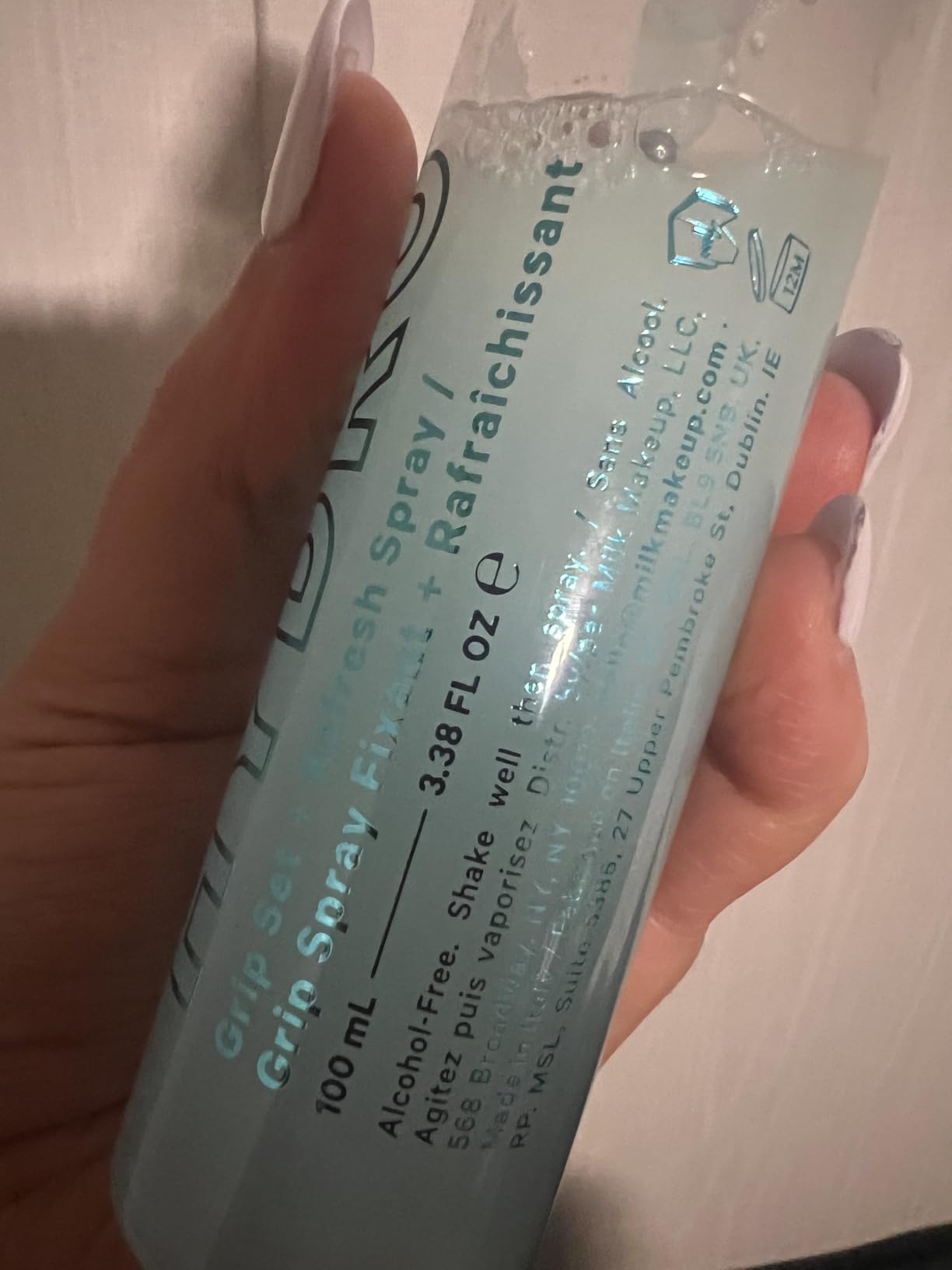 Milk Makeup Hydro Grip Set + Refresh Spray with Hyaluronic Acid - Sets Makeup + Hydrates Skin for Up to 12 Hours - Long-Lasting, Alcohol-Free Facial Mist for Dewy, Radiant Skin customer photo 1
