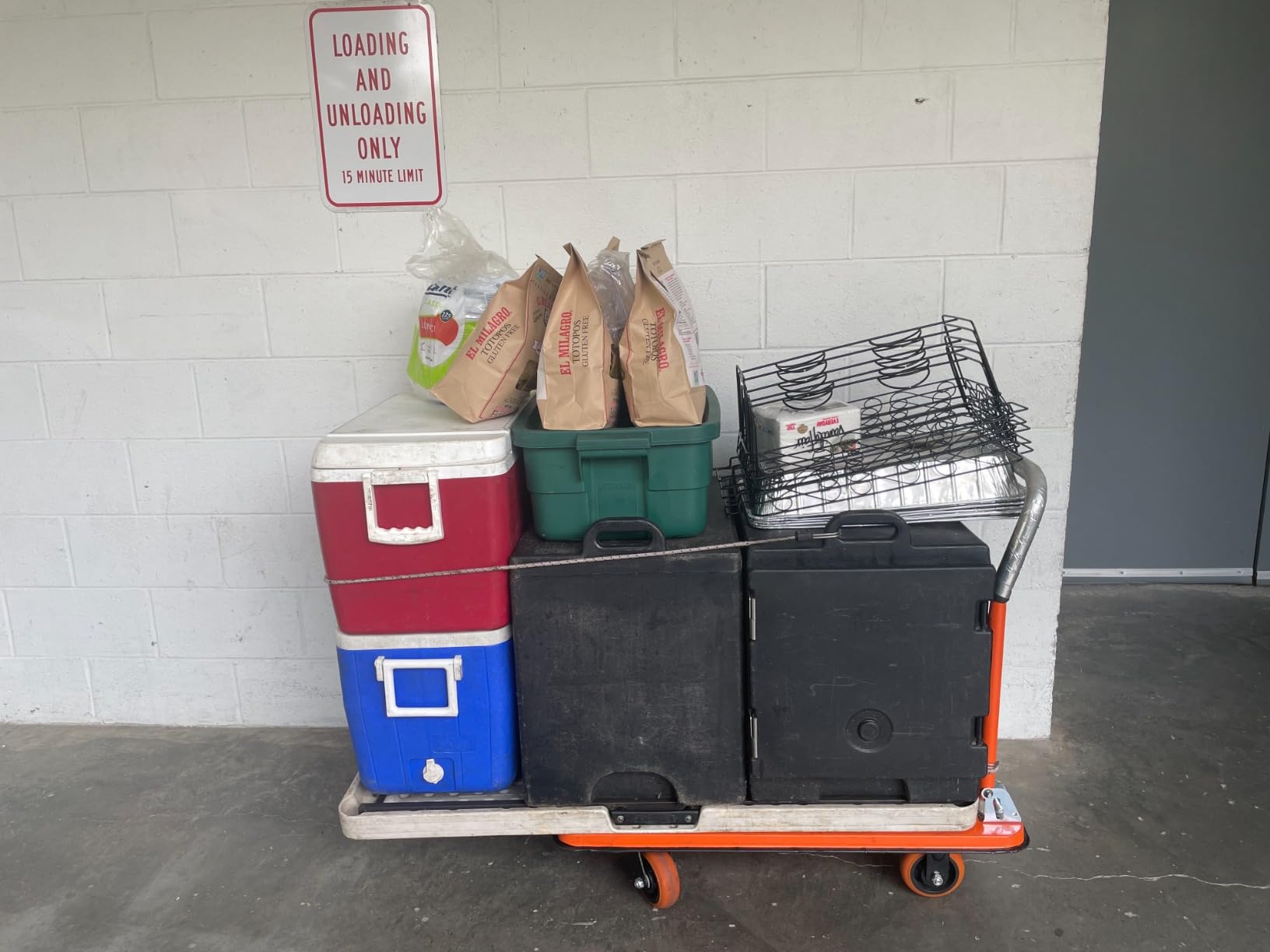 Platform Truck Heavy Duty Cart,1100Lbs Hand Truck Push Cart Dolly with 5'' 360 Degree Swivel Wheels for Loading and Storage 36x24Inch customer photo 2