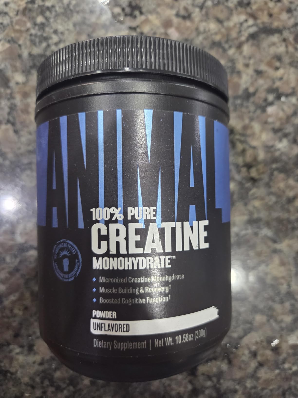 Animal Creatine Monohydrate Powder - Micronized for Muscle Recovery, Cellular Energy, and Daily Wellness - for Men and Women - Unflavored 300g customer photo 1