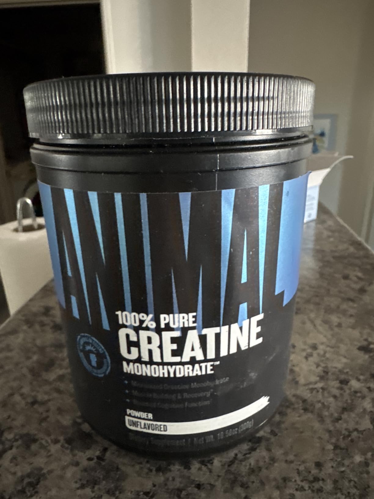Animal Creatine Monohydrate Powder - Micronized for Muscle Recovery, Cellular Energy, and Daily Wellness - for Men and Women - Unflavored 300g customer photo 2