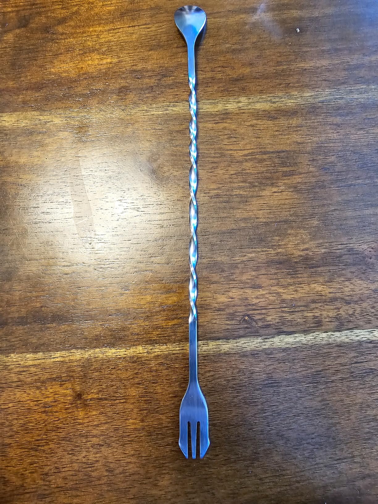 10 Inch Stainless Steel Muddler for Cocktail and 10 Inch Mixing Bar Spoon, 2 Pices Home Bar Tool Set customer photo 2