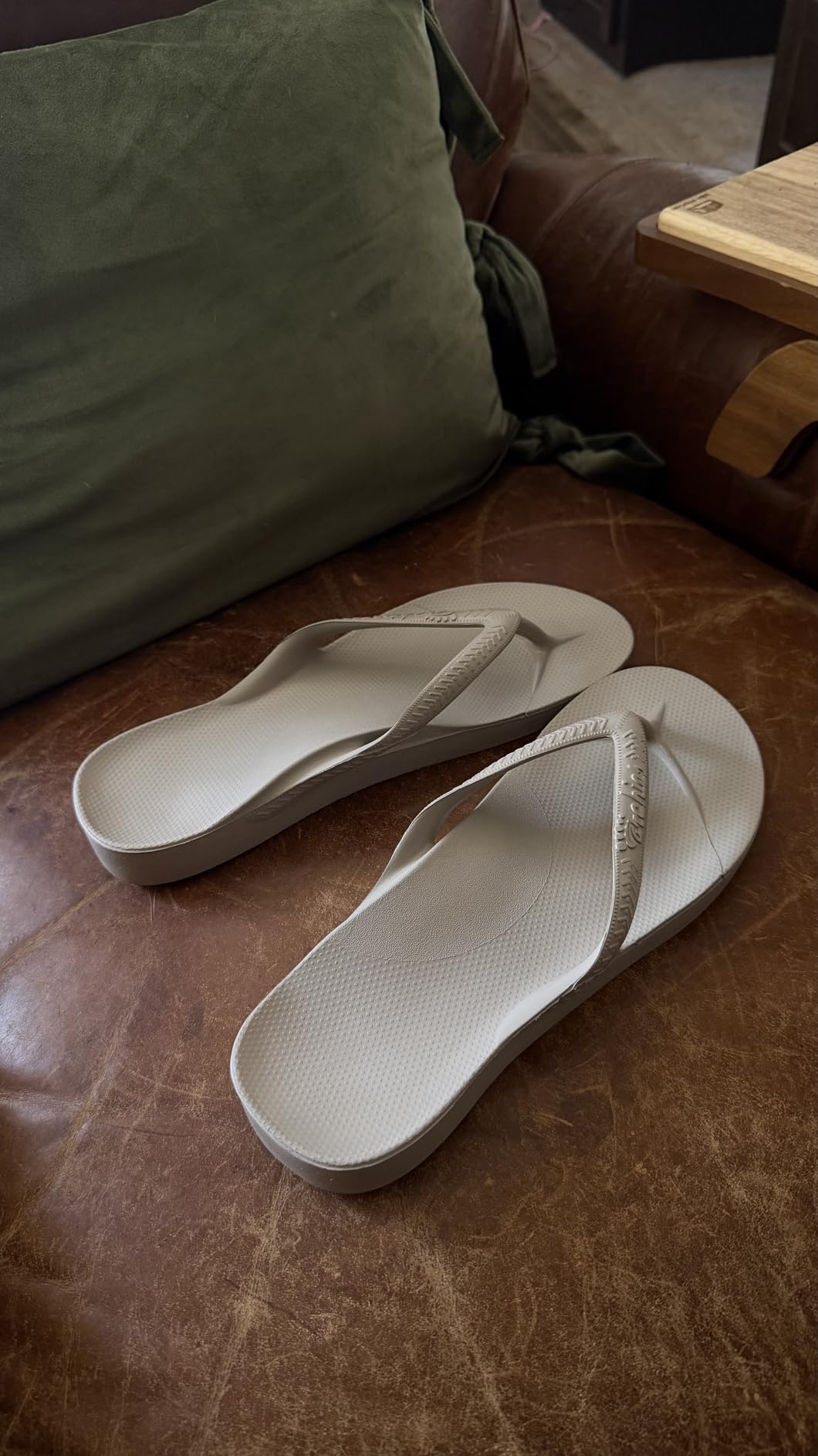 Archies Arch Support Flip Flops for Men & Women - Orthotic Sandals for Plantar Fasciitis Relief customer photo 2