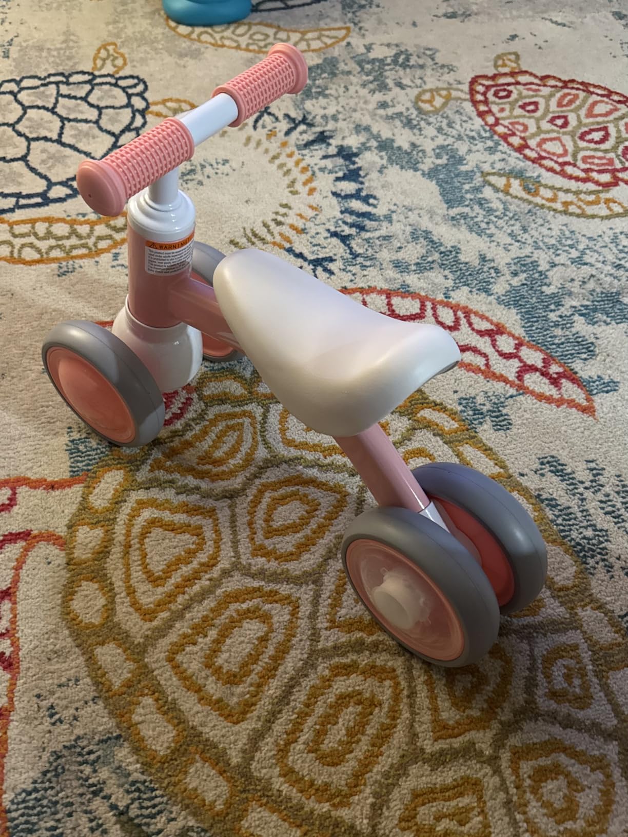 Gamfeiny Colorful Lighting Baby Balance Bike Toys for 1 Year Old Boy Girl Gifts customer photo 2