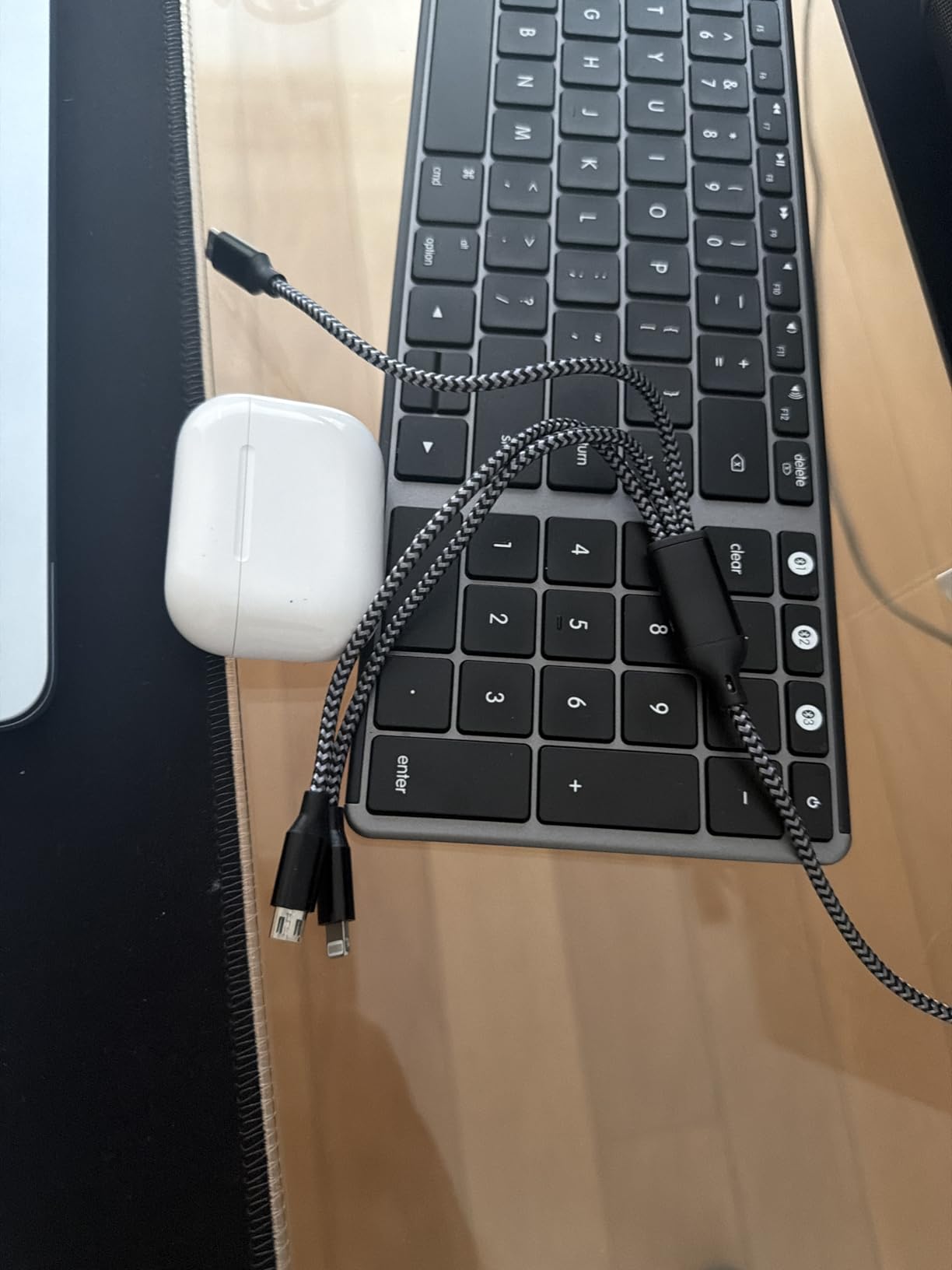IDISON Multi Charging Cable (2Pack 4FT), 3 in 1 USB Charging Cable for Multiple Devices, Braided Universal Phone Charger Cord with Type-C, Micro USB, IP Port for iPhone17/16/14/Android Phones and More customer photo 1