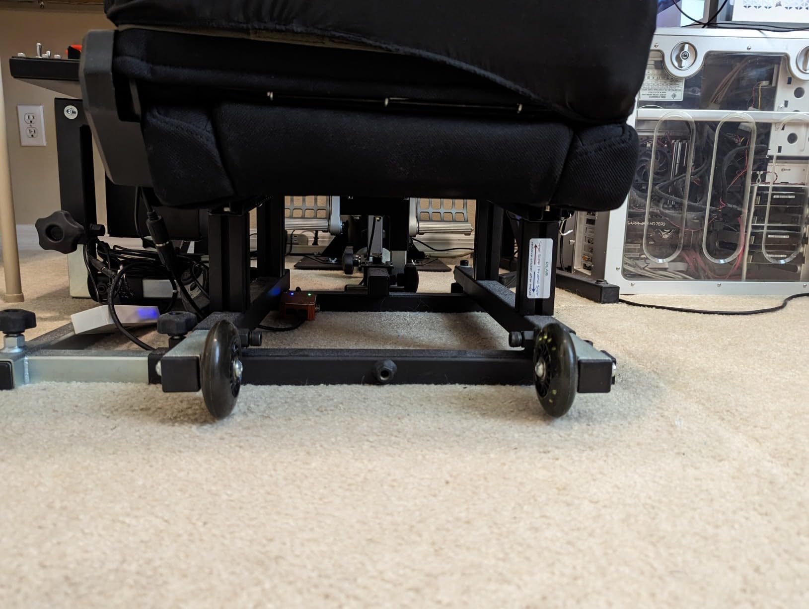 SimFab Modular Flight Simulator Cockpit For Combat Simulation. DCS Edition. Compatible With Thrustmaster Warthog, WinWing, VirPil, VKB And Alike Controls. Upgradable To General Aviation, Space Sim Or Sim Racing. customer photo 2