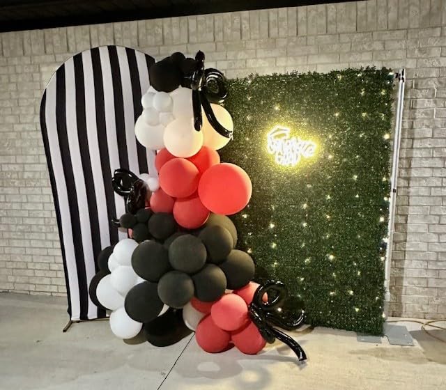 EMART 10x10ft Heavy Duty Backdrop Stand Kit, Adjustable Pipe and Drape Photo Booth Frame for Wedding, Party, Christmas, Birthday Decorations customer photo 1