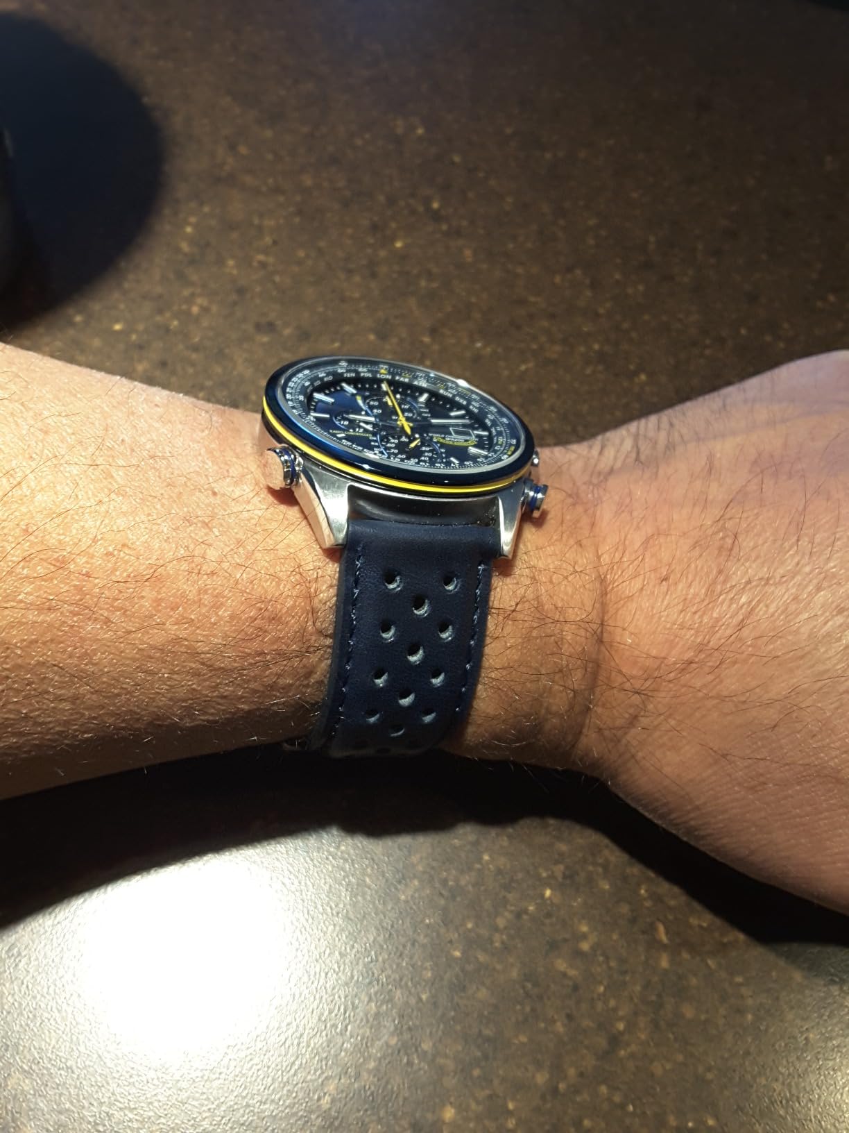 Barton Racing & Rally Horween Leather Straps with Integrated Quick Release Spring Bars - Watch Bands customer photo 1