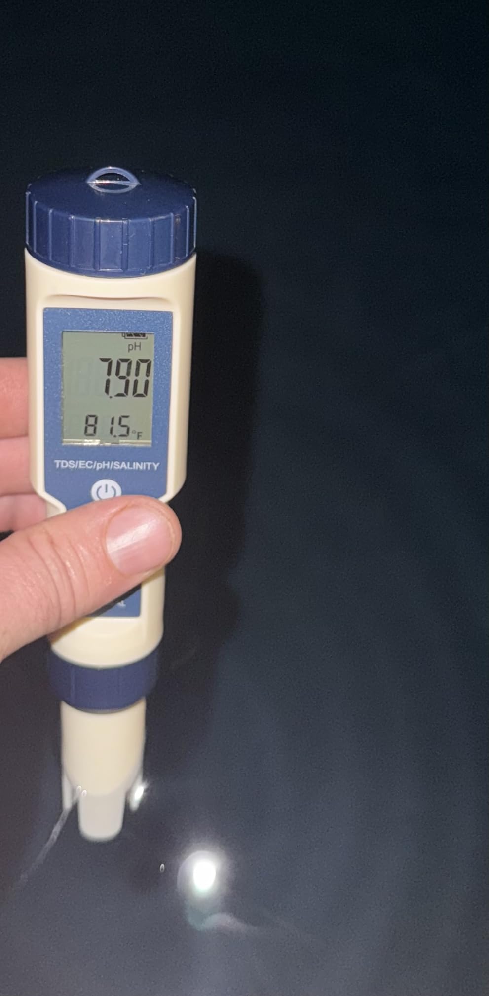 Pool Salt Tester & PH Meter, Hofun Digital Salinity Meter and PH Tester for Aquarium and Pool Saltwater Water, 5 in 1 Salinity PH Temp EC and TDS Meter customer photo 1