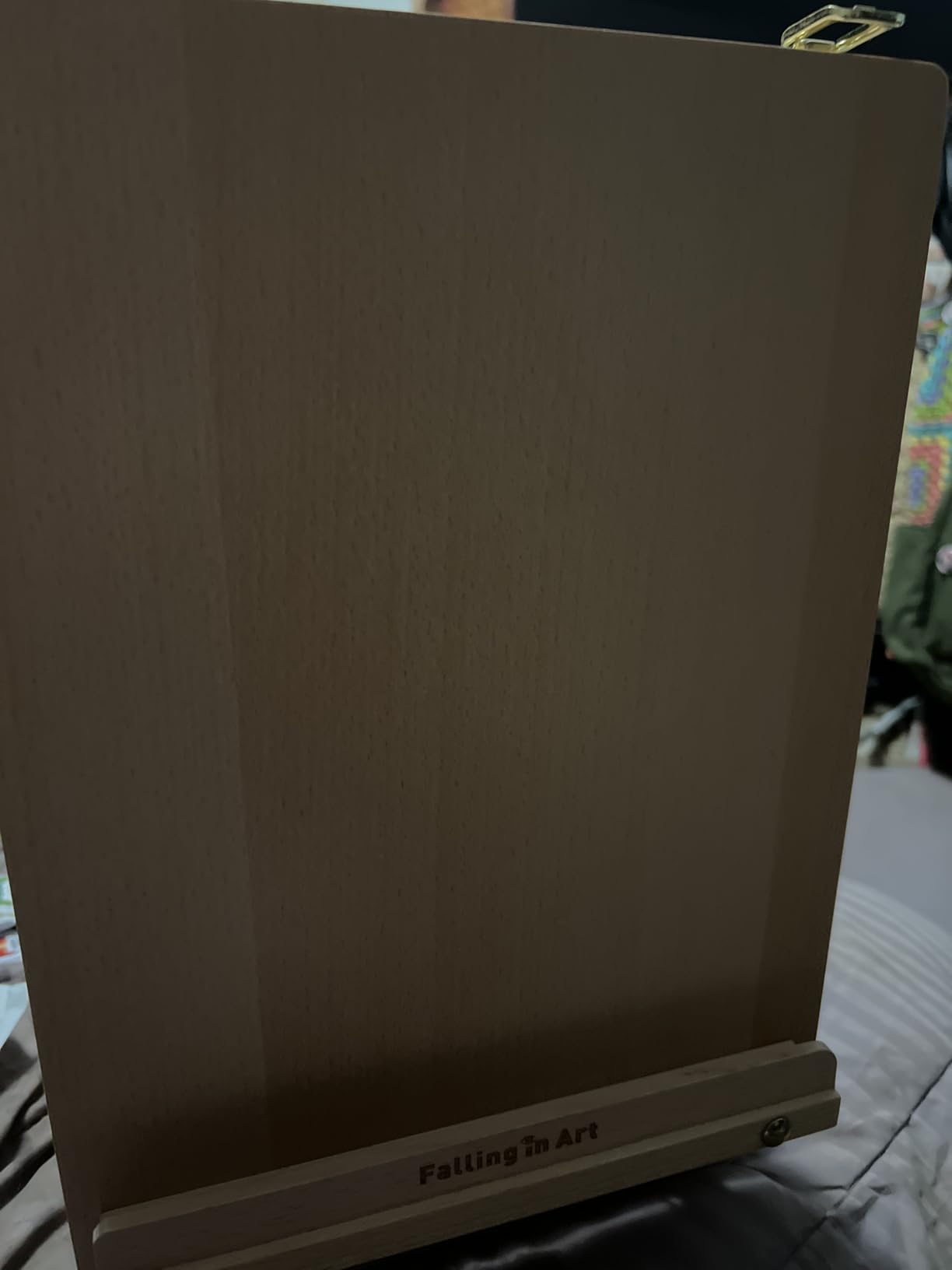 Falling in Art Wooden Tabletop Easel, Beech Wood Sketchbox Desktop Easel for Painting, Portable Art Drawing Easel for Beginners and Professionals customer photo 1