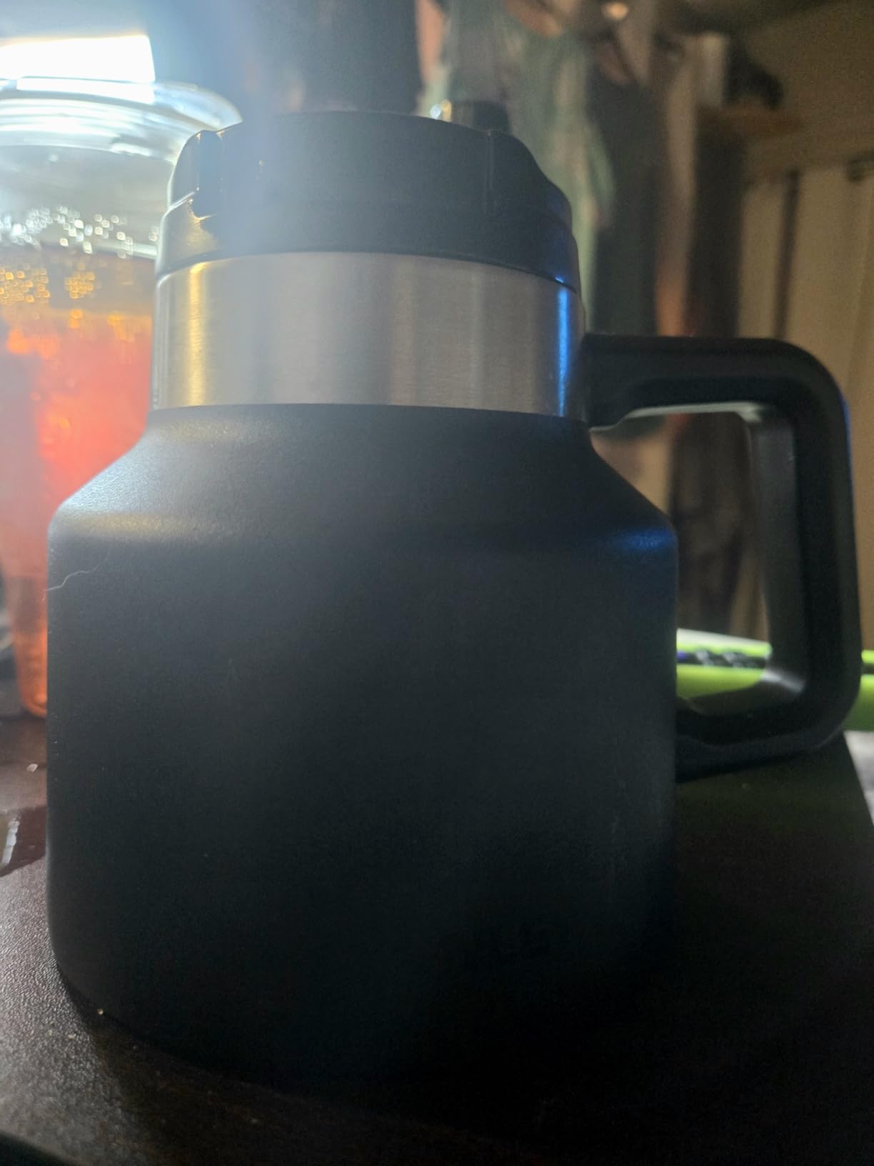 STANLEY Tough-To-Tip Admiral's Mug | Twist-on Flip Open Lid | Wide Body with Non-Skid Rubber Base | Insulated Stainless Steel Coffee Cup | BPA-Free customer photo 1