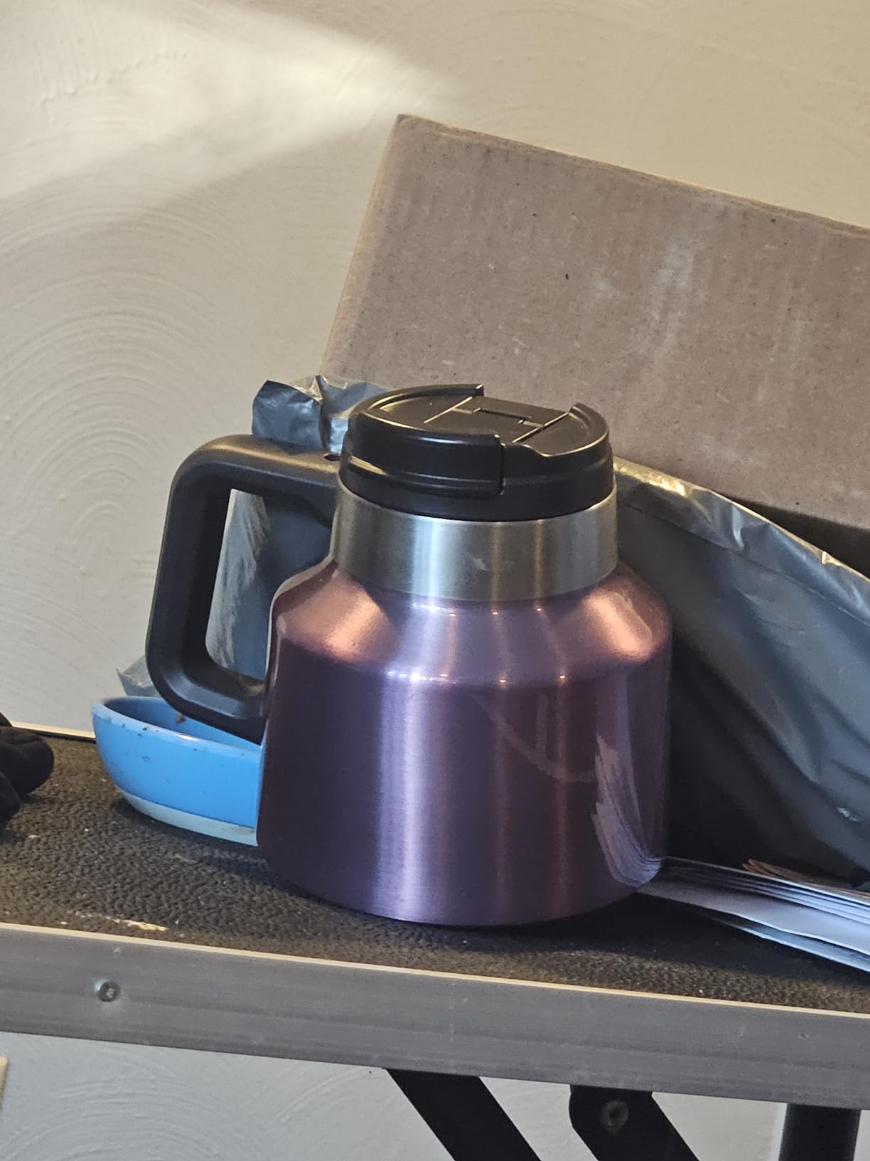 STANLEY Tough-To-Tip Admiral's Mug | Twist-on Flip Open Lid | Wide Body with Non-Skid Rubber Base | Insulated Stainless Steel Coffee Cup | BPA-Free customer photo 2