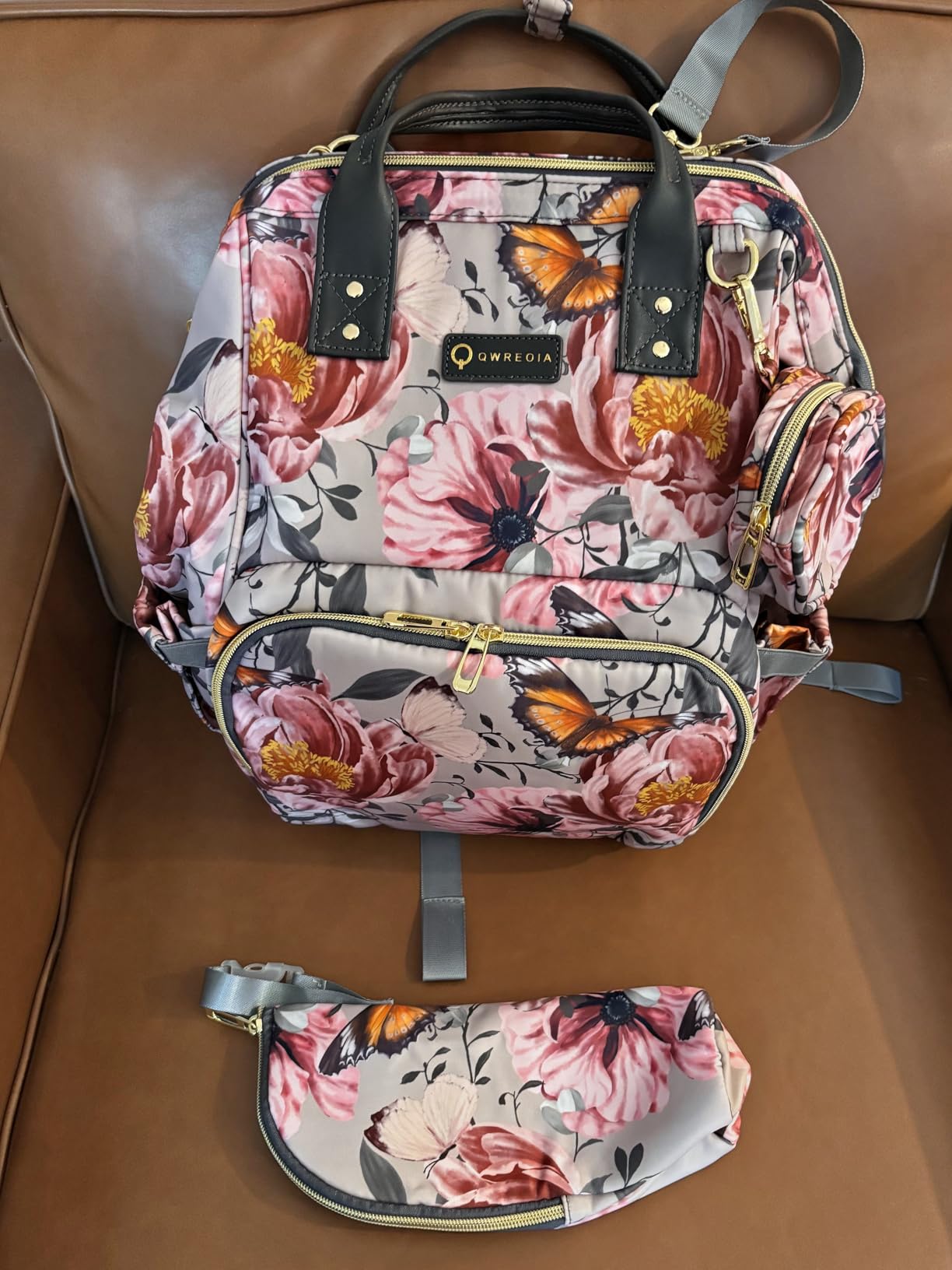 Camo Diaper Bag Backpack for Dad and Mom with USB Charging Port Stroller Straps and Insulated Pocket, army military Travel Nappy Backpack (DADDY and MOMMY patches) customer photo 2