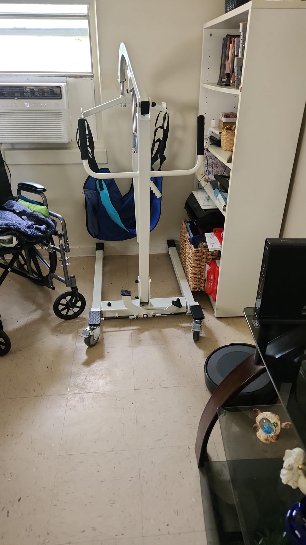 Vive Hydraulic Patient Lift for Home Use - Portable, Medical Patient Transfer Lift System - Sit to Stand Lift Assist for Elderly - Floor & Fall Elderly Lift - for Car, Wheelchair, Chair & Bed Transfer customer photo 2