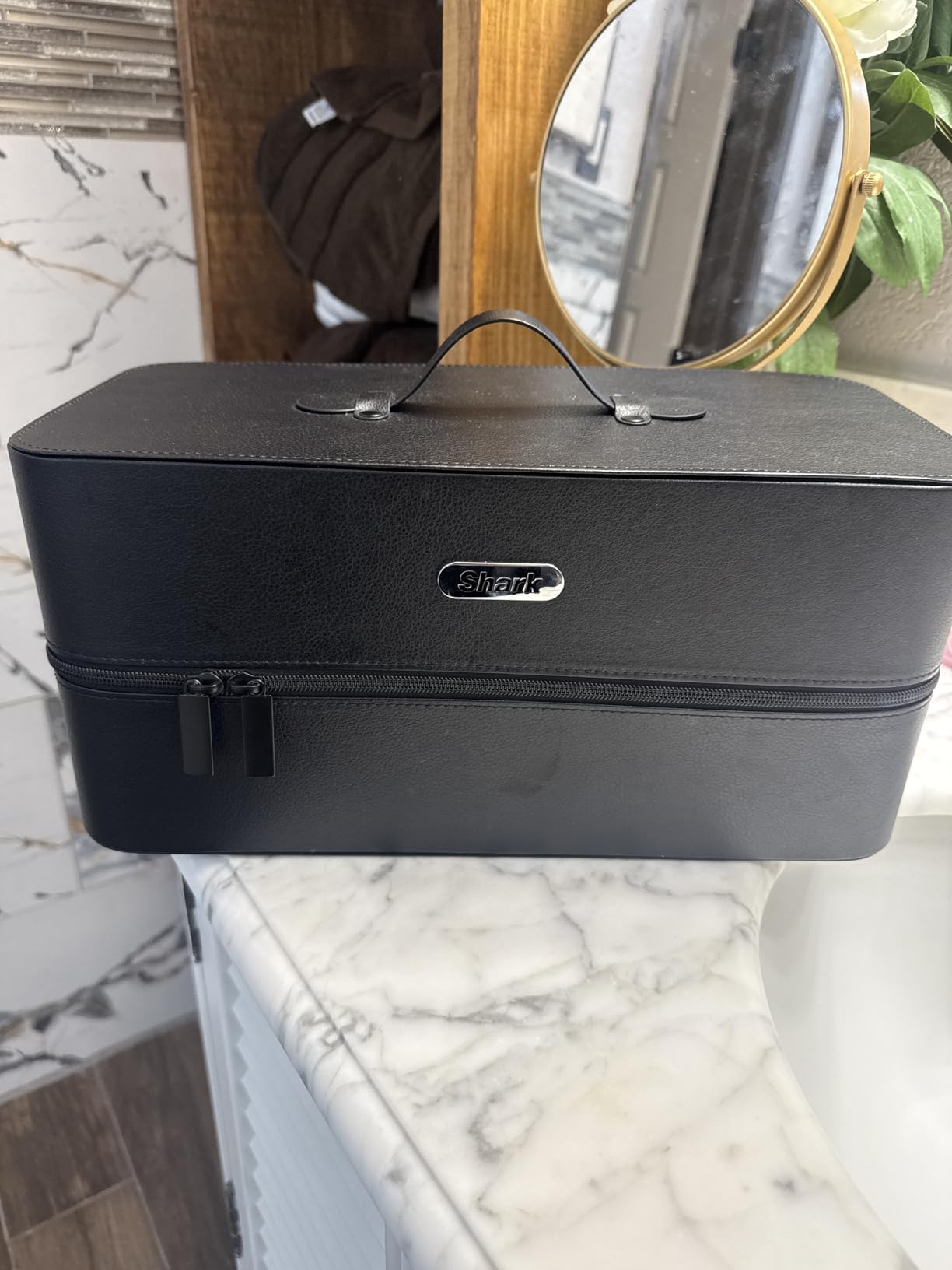 XHD400SAC FlexStyle Air Styling & Drying System Storage Case, Vegan Leather Travel Case, Black customer photo 2