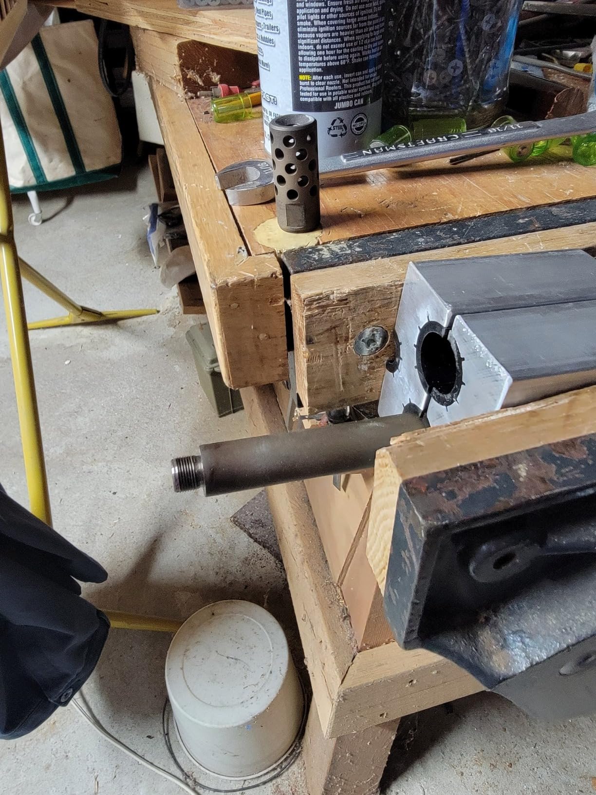 Universal Barrel Clamp for Firearms, Gunsmithing | Constructed from Aircraft Grade Aluminum | with Non-Marring Surface customer photo 1