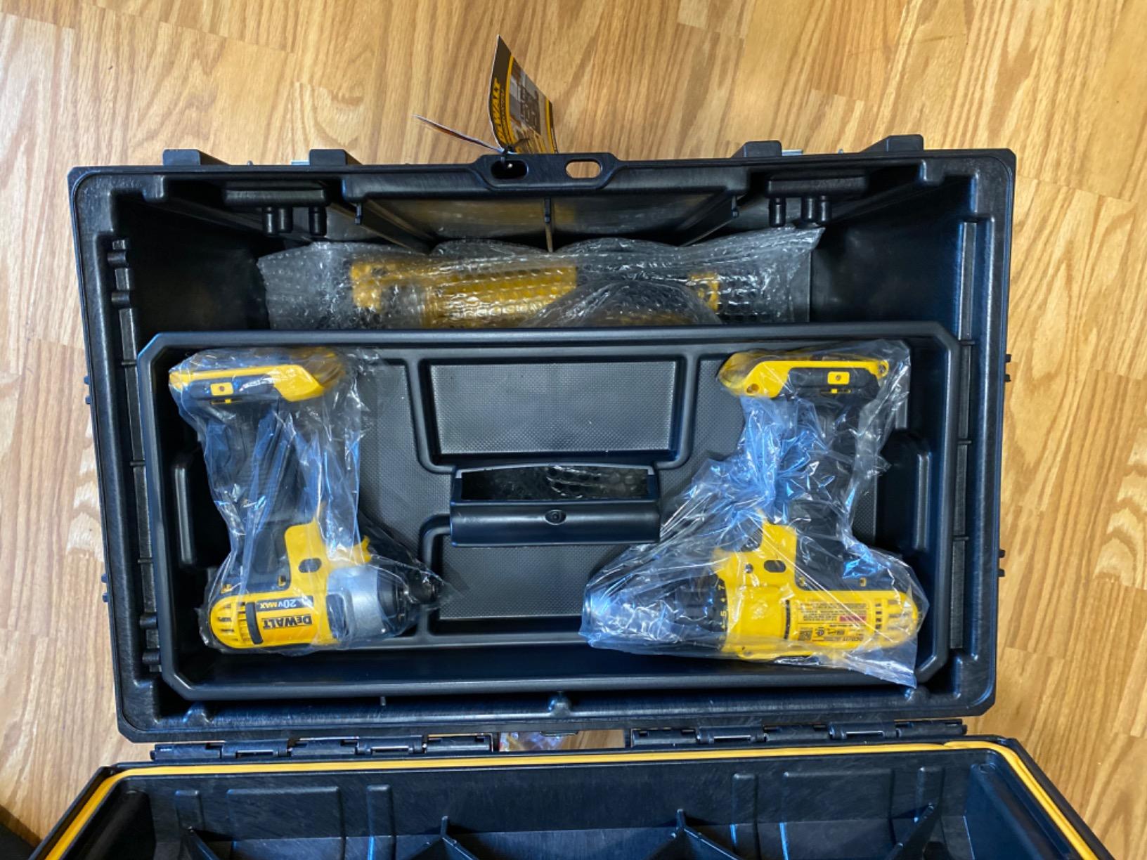 DEWALT 20V MAX Power Tool Combo Kit, 10 Tool Cordless Power Tool Set, 2 Batteries, Charger and 2 Bags Included, Dewalt Brushless Combo Kit (DCK1021D2) customer photo 2