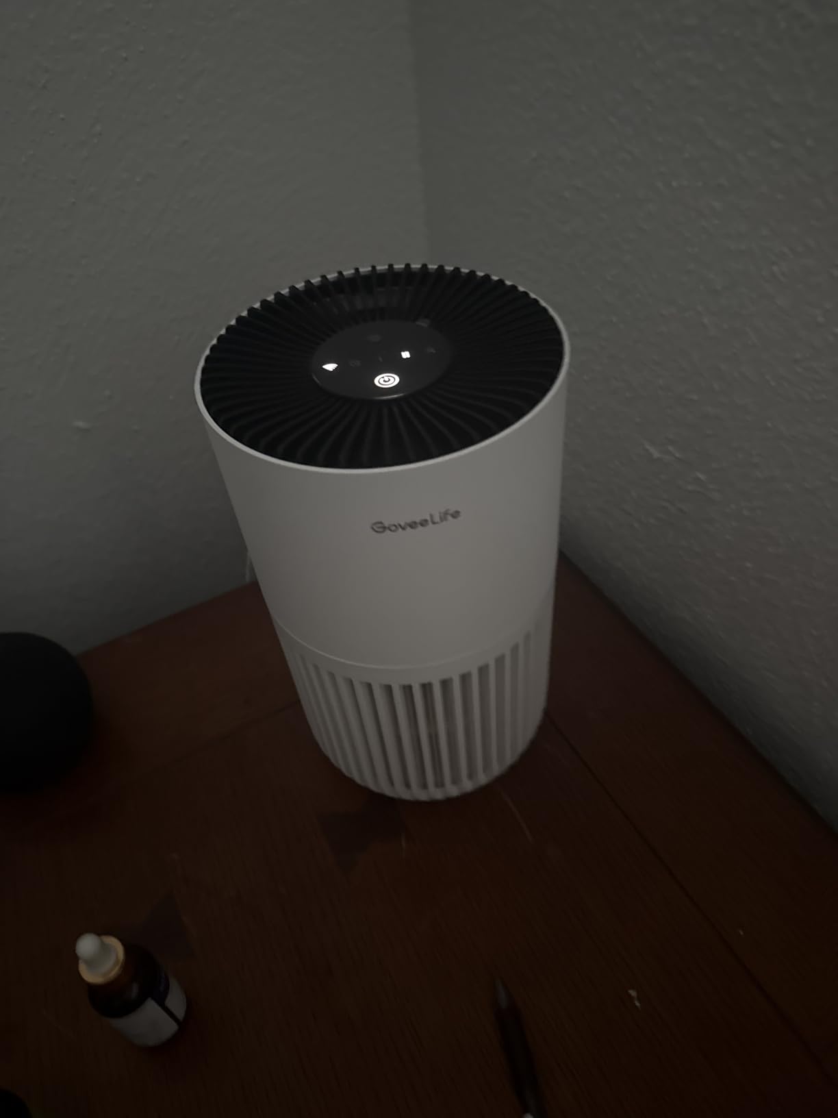 GoveeLife Mini Air Purifier for Bedroom, Smart Filter Air Purifier with App Alexa Control for Pet Hair, Odors, Pollen, HEPA Portable Air Cleaner with 3 Speeds, 2 Modes, Timer, Aroma for Home customer photo 2