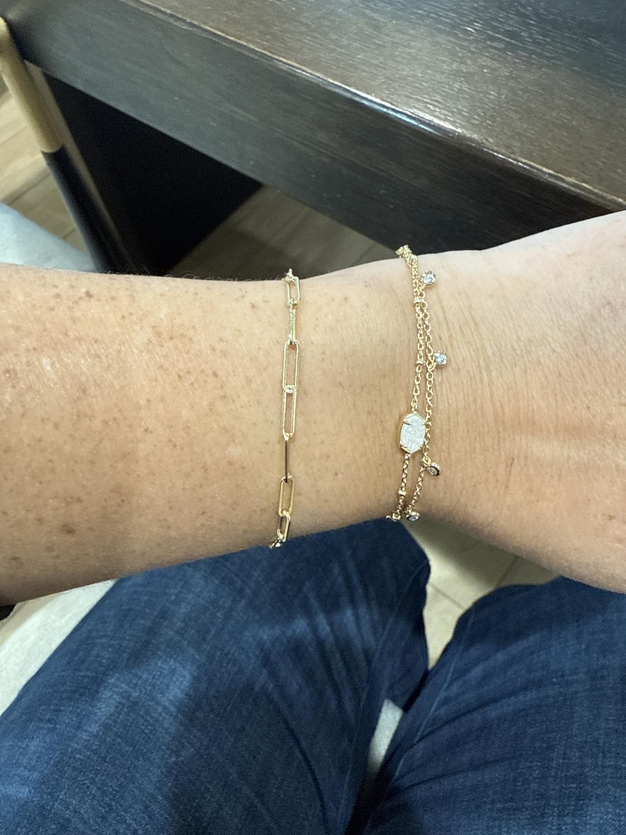 Kendra Scott Courtney Paperclip Bracelet, Fashion Jewelry for Women customer photo 2