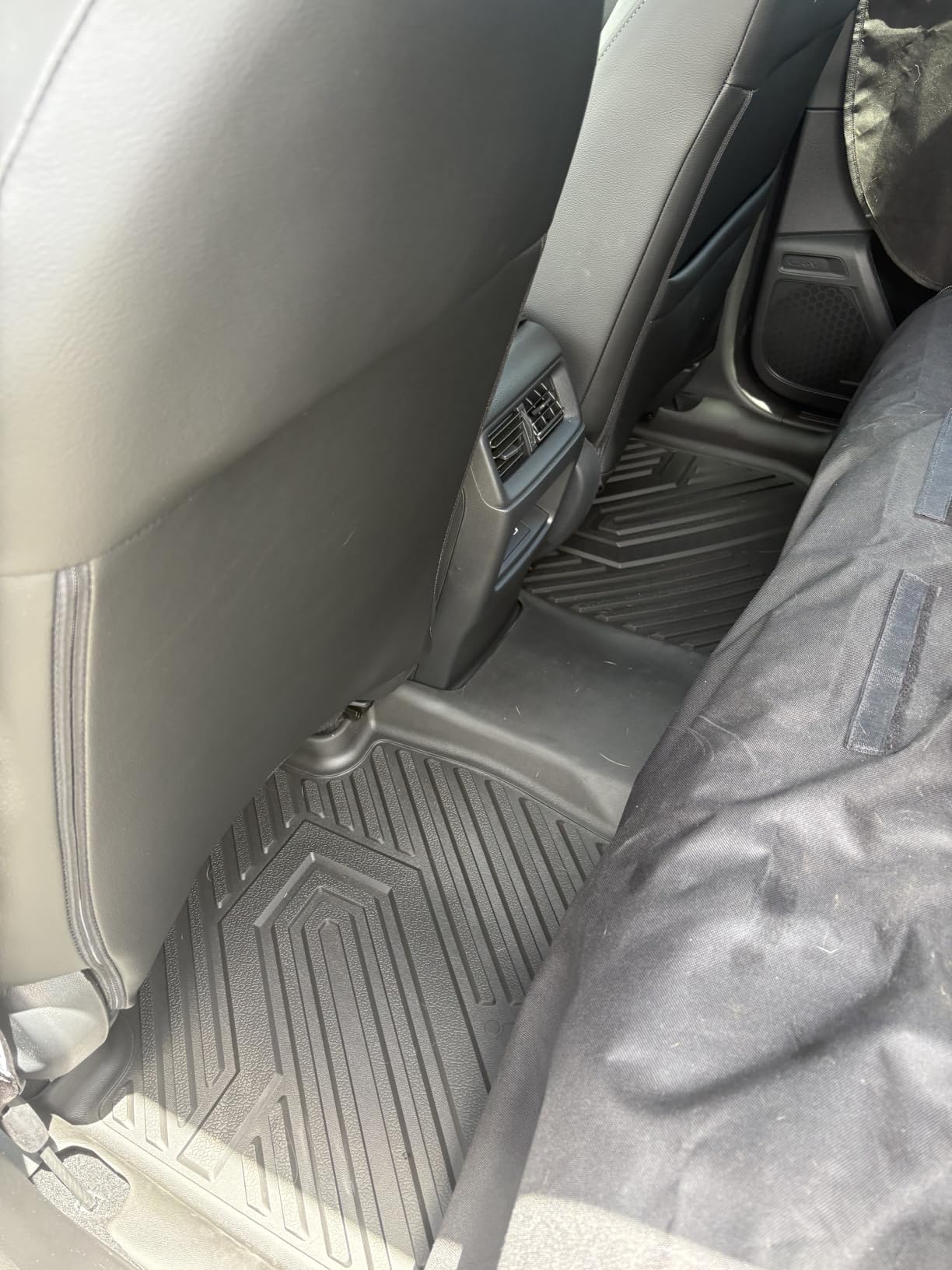 LASFIT Floor Mats and Cargo Liner for Honda CR-V 2026 2025 2024 2023 (Gasoline & Hybrid & e:FCEV), All Weather TPE Car Trunk Mat (Upper Position), 1st & 2nd Row & Trunk Liner Full Set Black customer photo 1