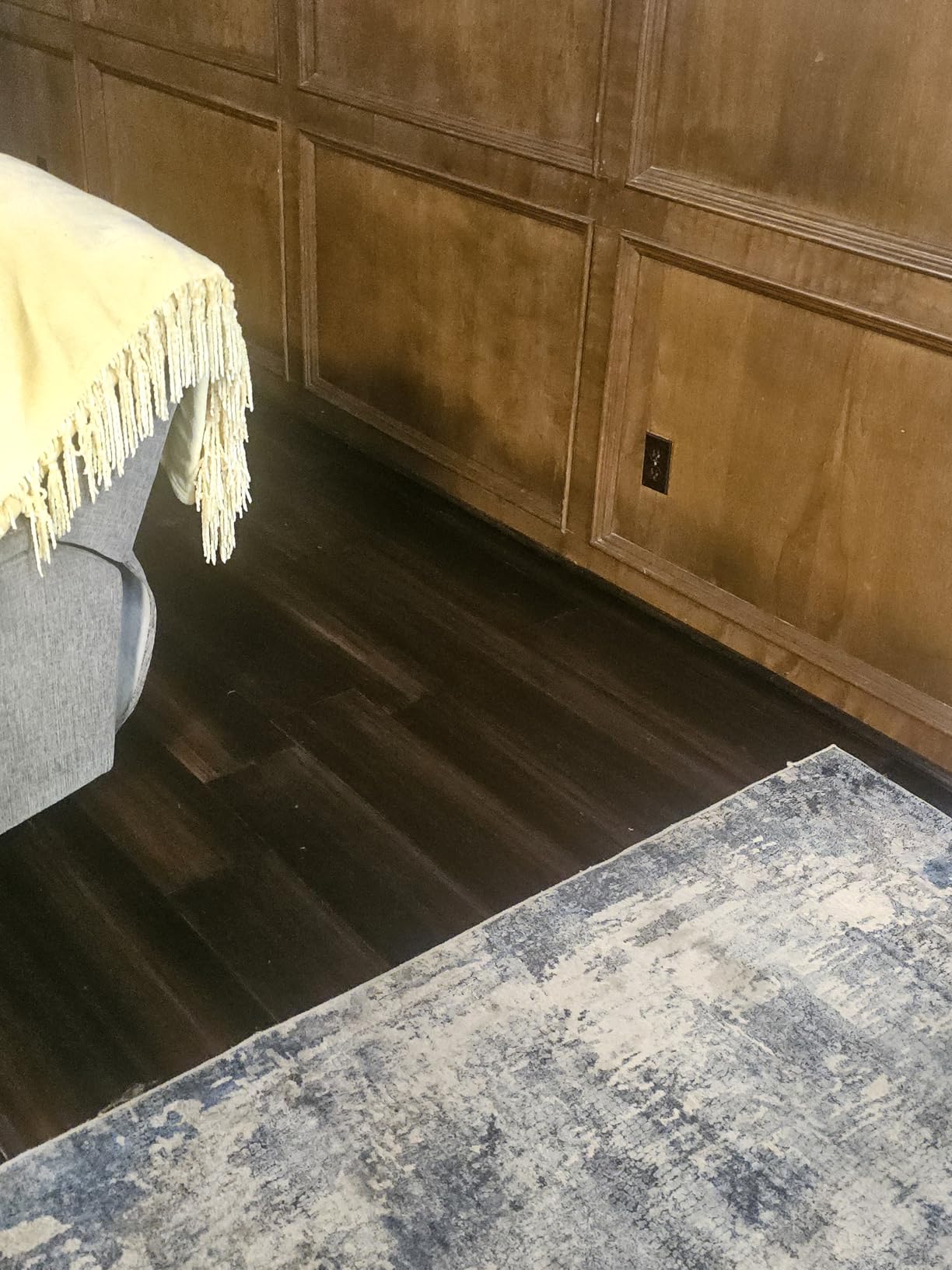 Runner Rug Hallway Runner Rug Washable Kitchen Runner Rugs with Rubber Backing 2'6''x8' 100% Polyester Vintage Rug for Entryway Indoor, Kitchen, Laundry, Bedroom (Grey and Brown) customer photo 1