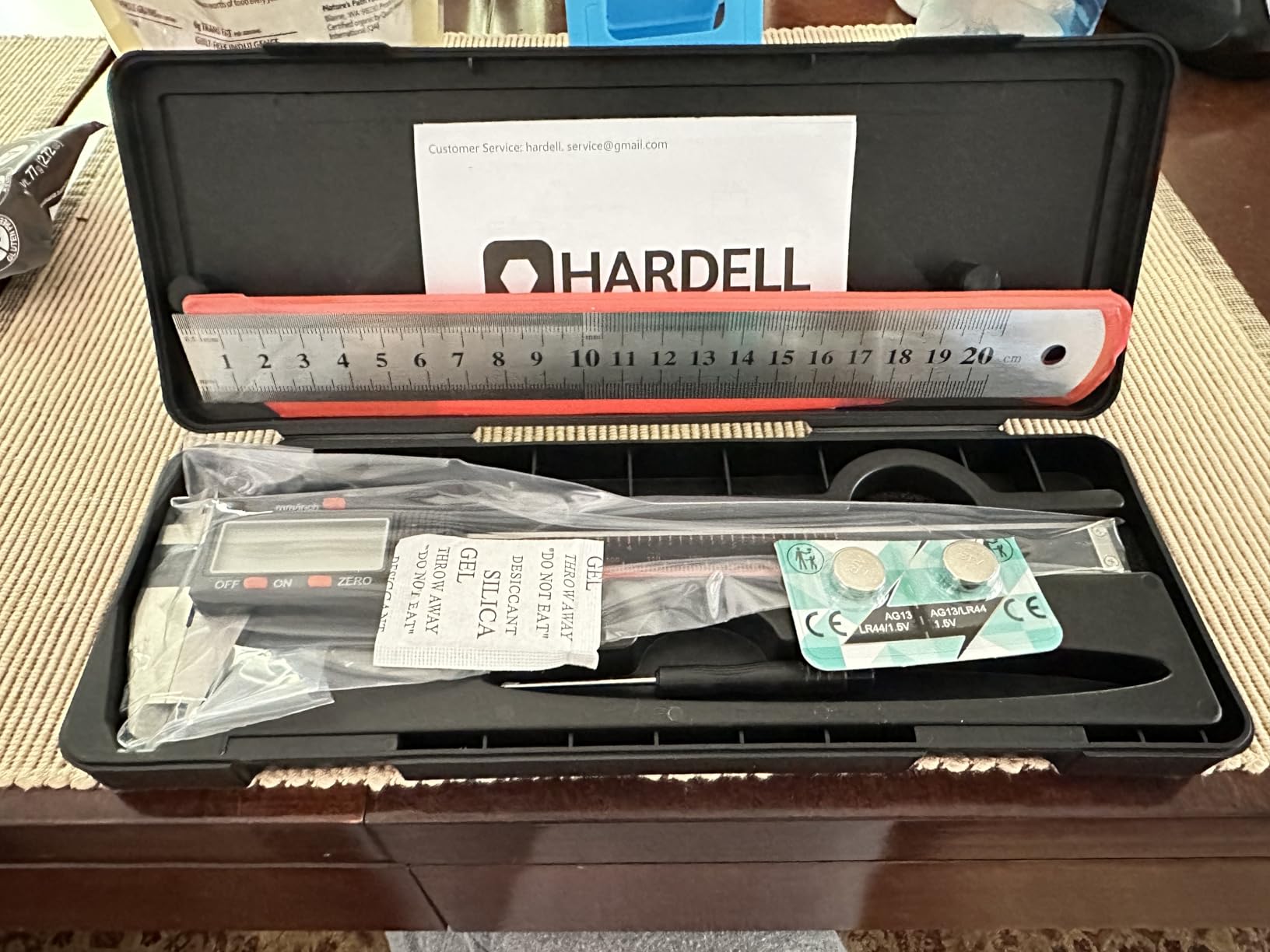 HARDELL Digital Caliper 12 Inch, Stainless Steel Caliper Measuring Tool with Large LCD Screen, Auto-Off Feature, Inch/Millimeter, Electronic Vernier Caliper for DIY, Jewelry, Parts, 3D Printing customer photo 1