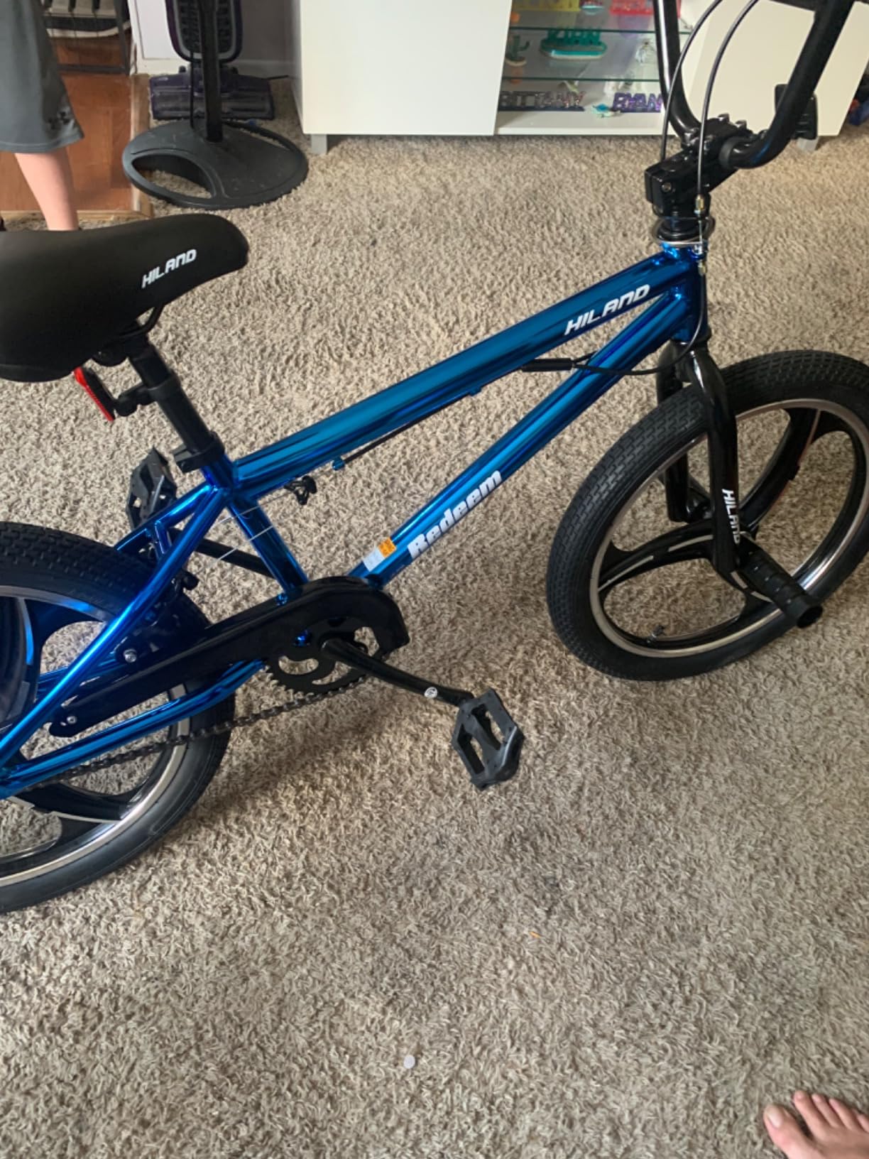 Hiland 20 Inch 3 5 Spoke Kids BMX Bike for Boys Girls Ages 5-12, 360 Degree Rotor Freestyle, 4 Pegs Single Speed customer photo 2