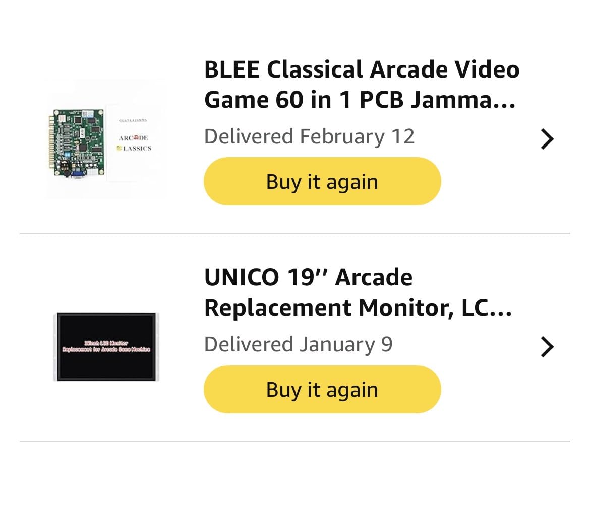 UNICO 19'' Arcade Replacement Monitor, LCD Gaming Screen for HDMI/VGA/CG/EGA Retro Game Arcade customer photo 1