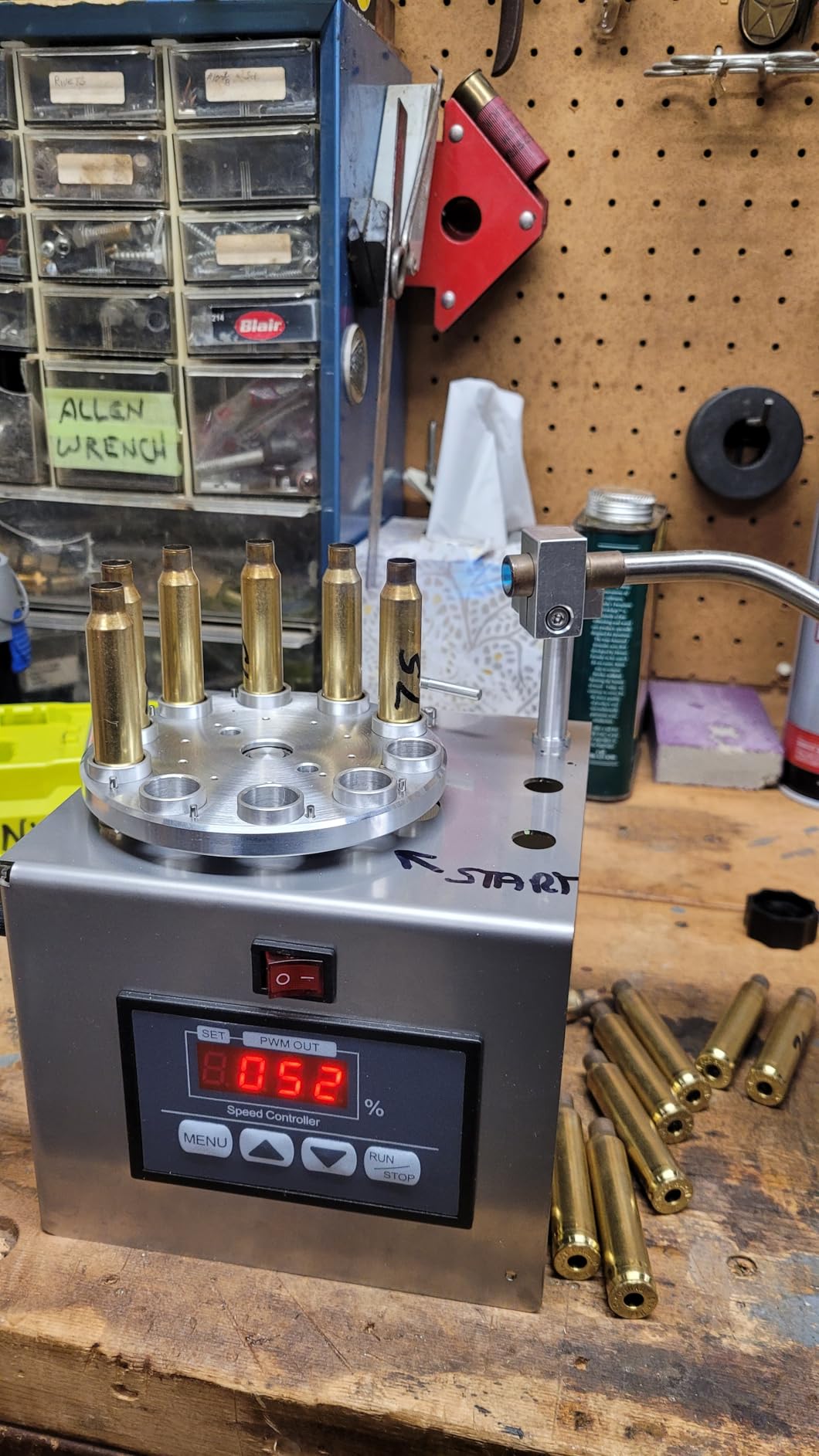 AGS Brass Case Annealer V3 - Double Torch Holder, Adjustable Timer & Smooth Rotation customer photo 1