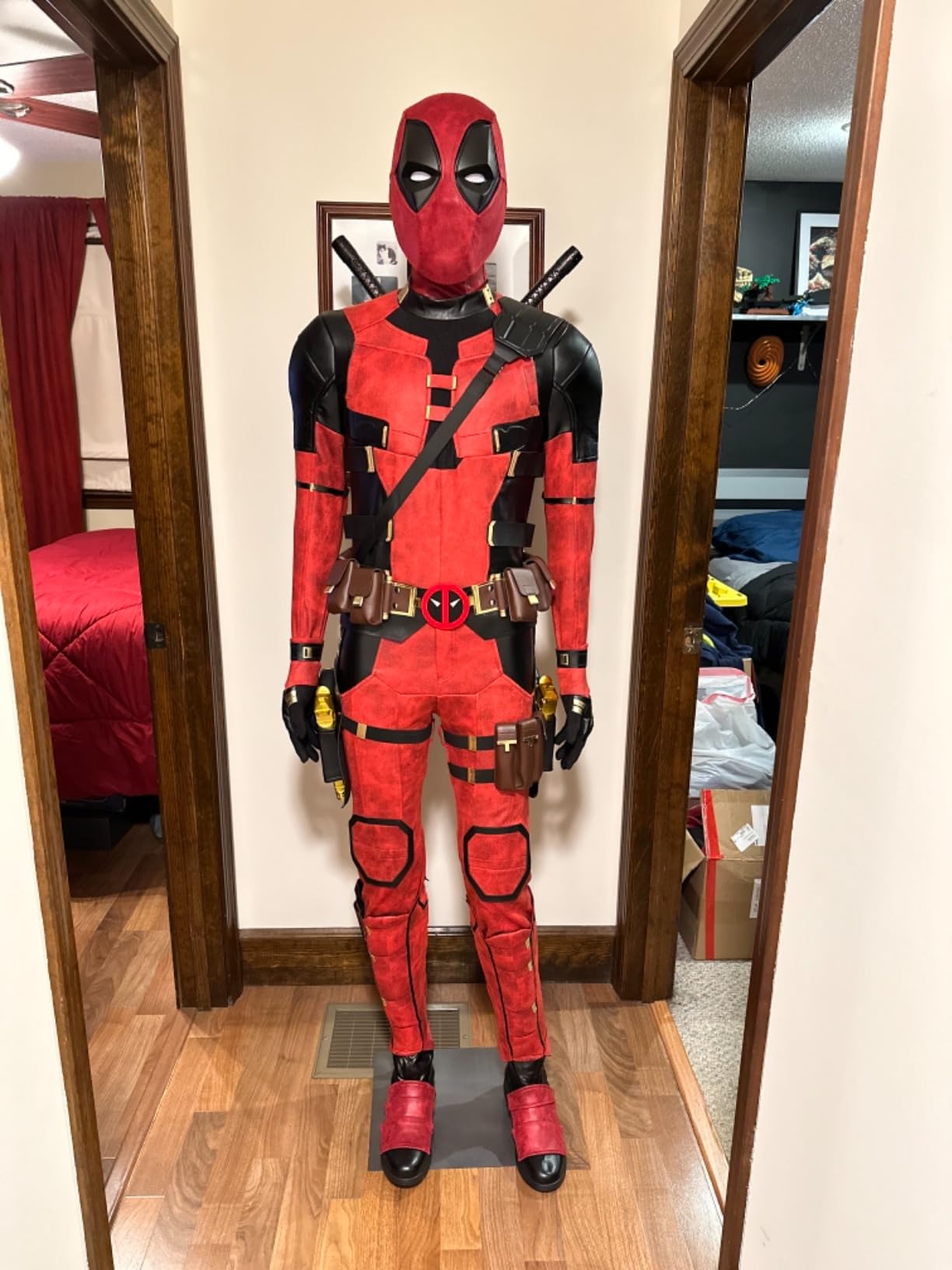 73 Inch Male Mannequin Full Body with Metal Base, Adjustable Detachable Poseable for Retail Clothing Shops, Nude customer photo 2