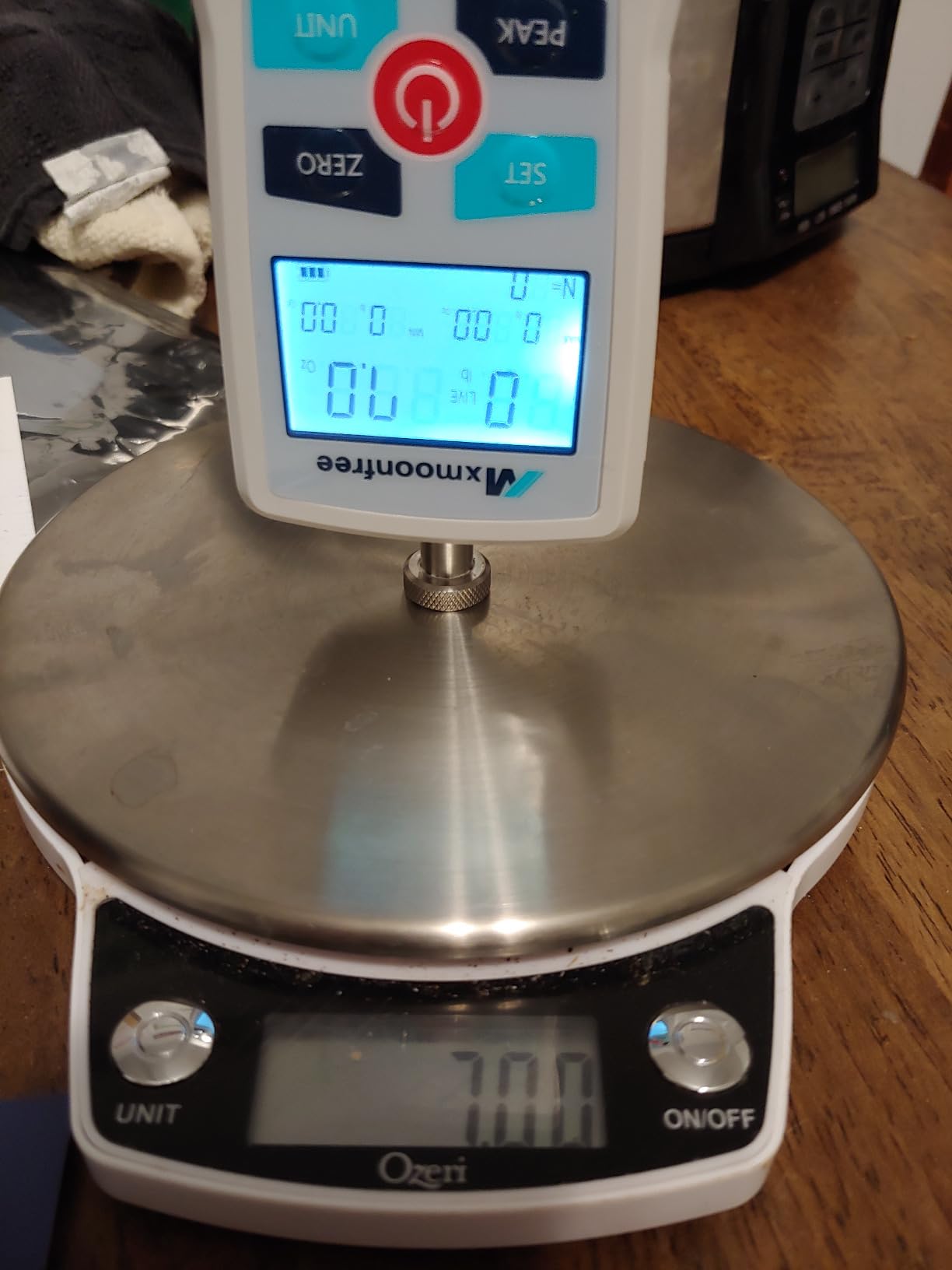 12LB Trigger Pull Gauge Digital Force Gauge, Data Storage for MAX/MIN/AVG Values, Push Pull Meter Scale with Units LB+Oz/N/Kg, Upgrade Version MMF-12LB customer photo 2