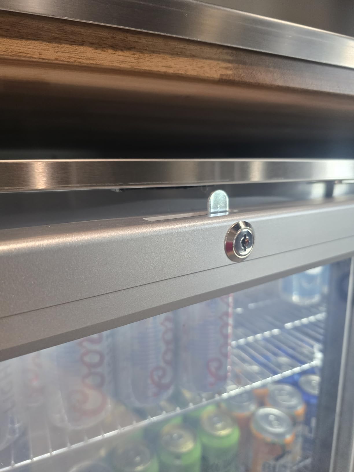 Coolski 36 Inch Back Bar Cooler, Under Counter Beverage Refrigerator with Glass Doors, Commercial Counter Height Display Fridge for Beer Soda, 7.4 Cu.Ft. Capacity/LED Lighting/ETL NSF Approved customer photo 1