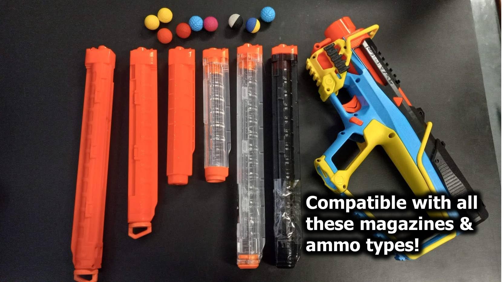 Nerf Rival Mirage XXIV-800 Blaster, 10 Nerf Rival Accu-Rounds, 2 Ways to Load, 8 Round Removable Magazine, Pump Action Priming, Gifts for Teens customer photo 2