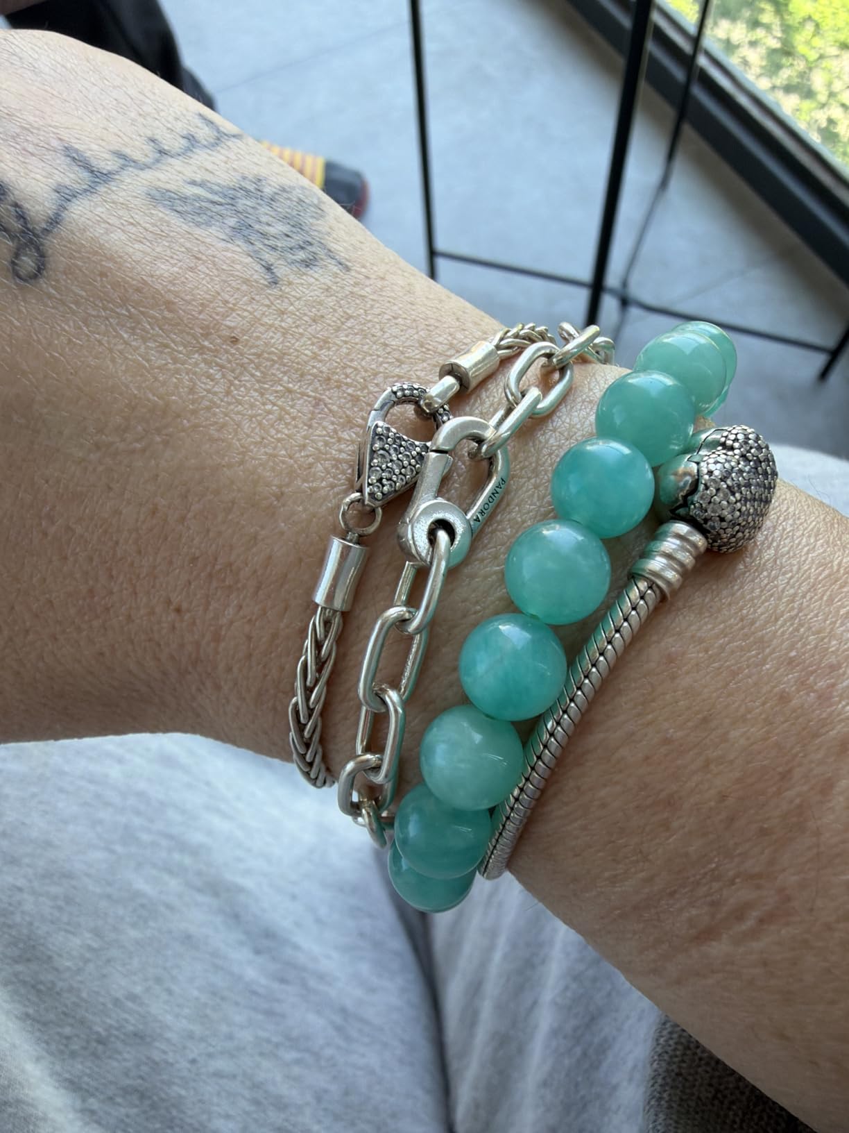 PANDORA ME Link Chain Bracelet - Bracelet for Women - Compatible with ME Charms - Features 2 Connectors - Gift for Her - Sterling Silver - With Gift Box customer photo 2