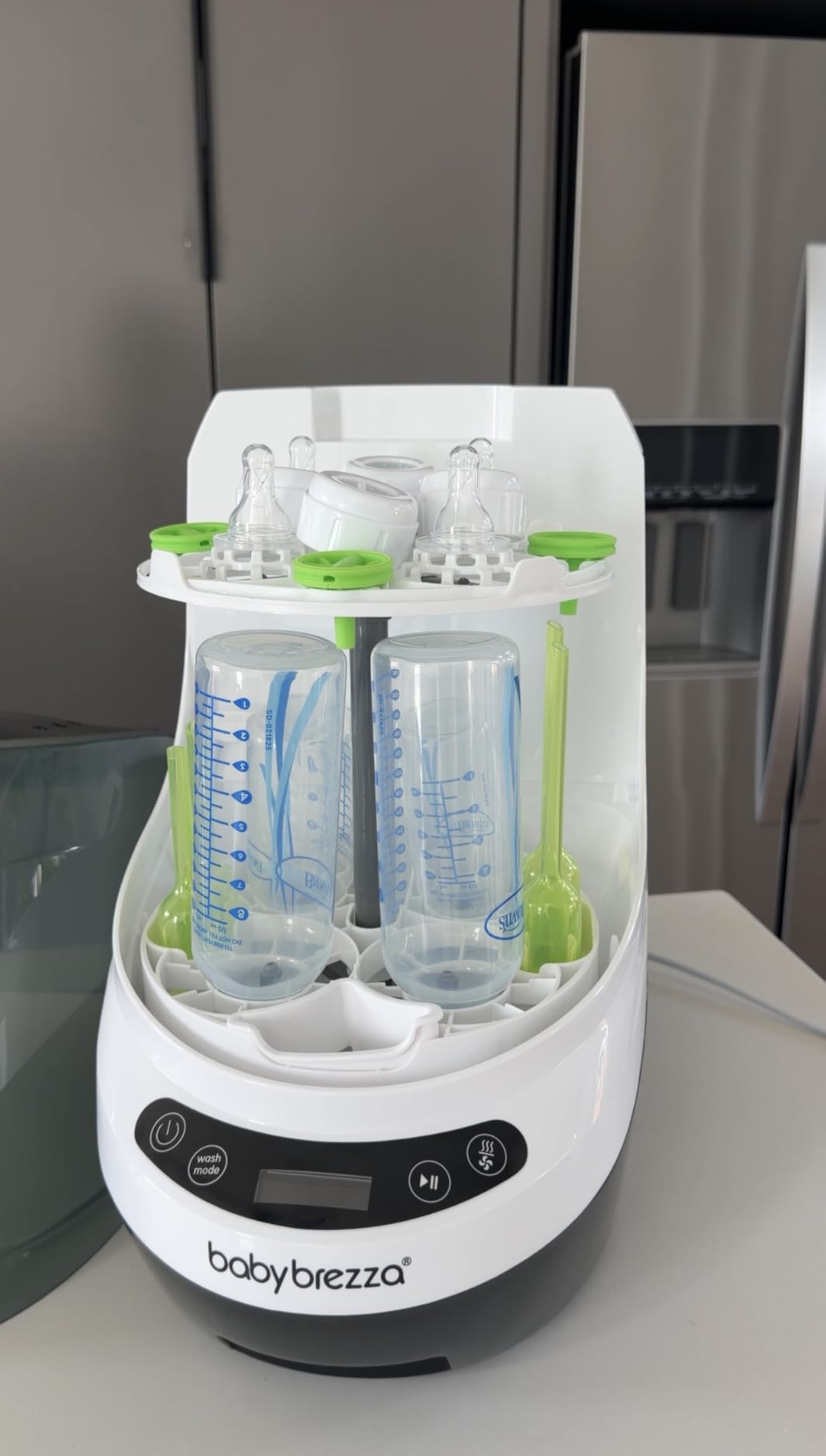 Baby Brezza Baby Bottle Washer Pro - Clinically Proven Better Cleaning - Washer, Sterilizer + Dryer In One Appliance for Essentials like Bottles + Pump Parts customer photo 1