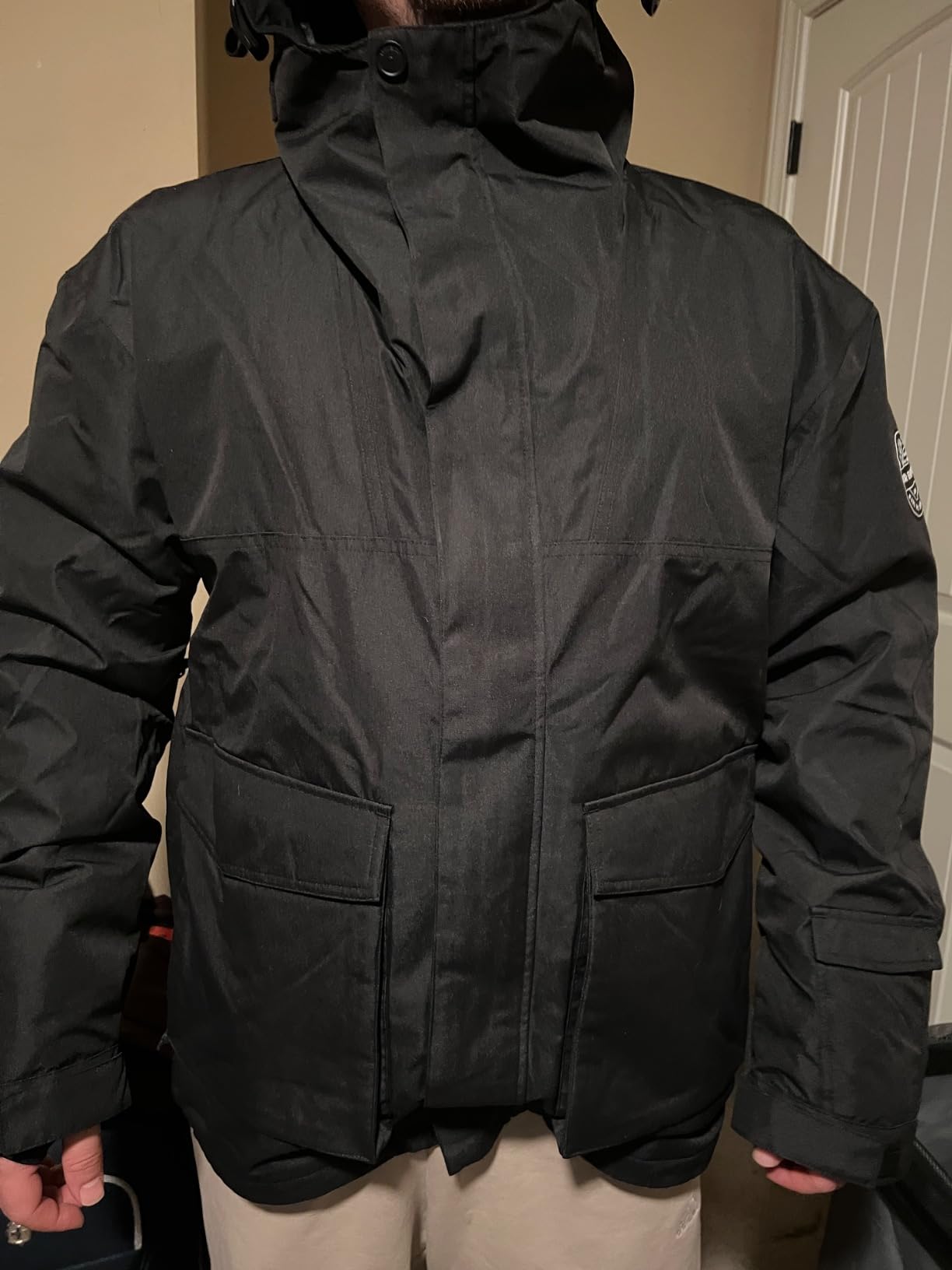 GSOU SNOW Men Ski Jacket Snowboard Snow Coat Warm Winter Waterproof Mountain Hooded customer photo 1