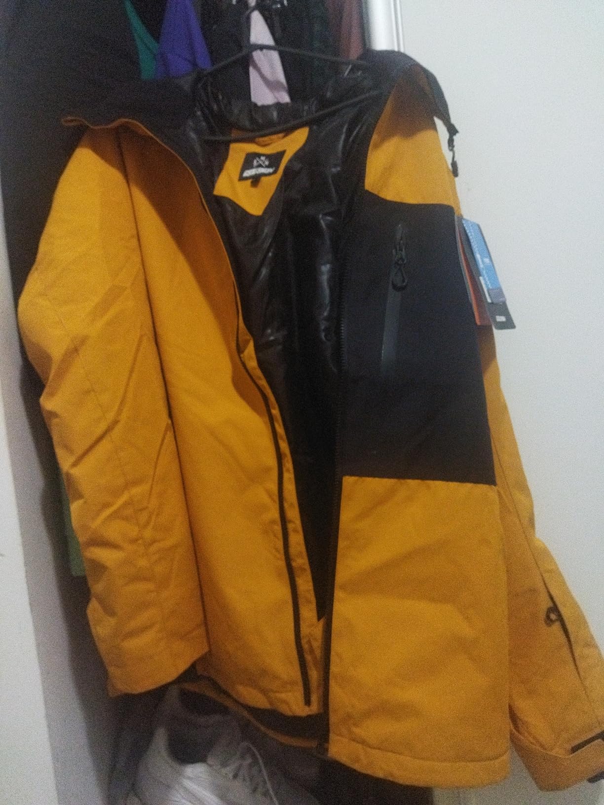 GSOU SNOW Men Ski Jacket Snowboard Snow Coat Warm Winter Waterproof Mountain Hooded customer photo 2