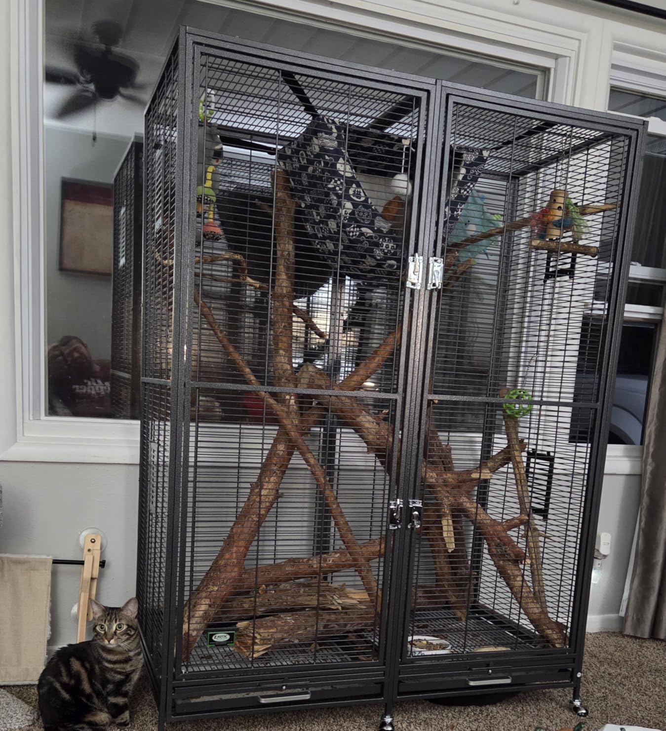 Borneo Small Animal Cage - for Sugar Gliders, Squirrels, Marmosets & Other Small Pets customer photo 1