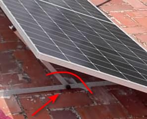 ECO-WORTHY 2 Sets 45inch Solar Panel Mount Brackets Adjustable Tilt Mount Brackets, Suitable for 2-4pcs 100 200 300 400 Watt Solar Panel for Roof, RV, Boat, and Off-Grid customer photo 2