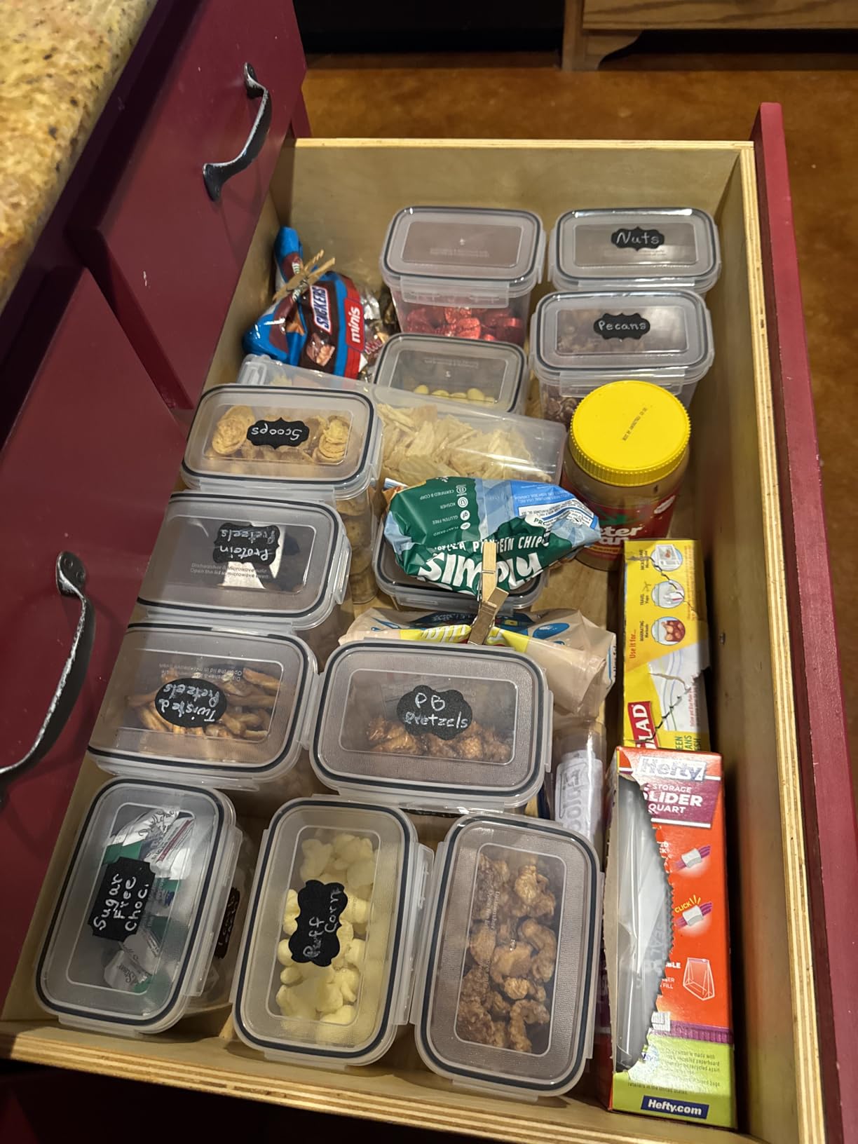 Airtight Food Storage Containers with Lids, 24 PCS Kitchen and Pantry Organization Canisters, BPA-Free, PVC-Free, Food-grade Plastic Leak-proof Jars for Cereal, Flour, Sugar, Extra 24 Labels & Marker customer photo 1