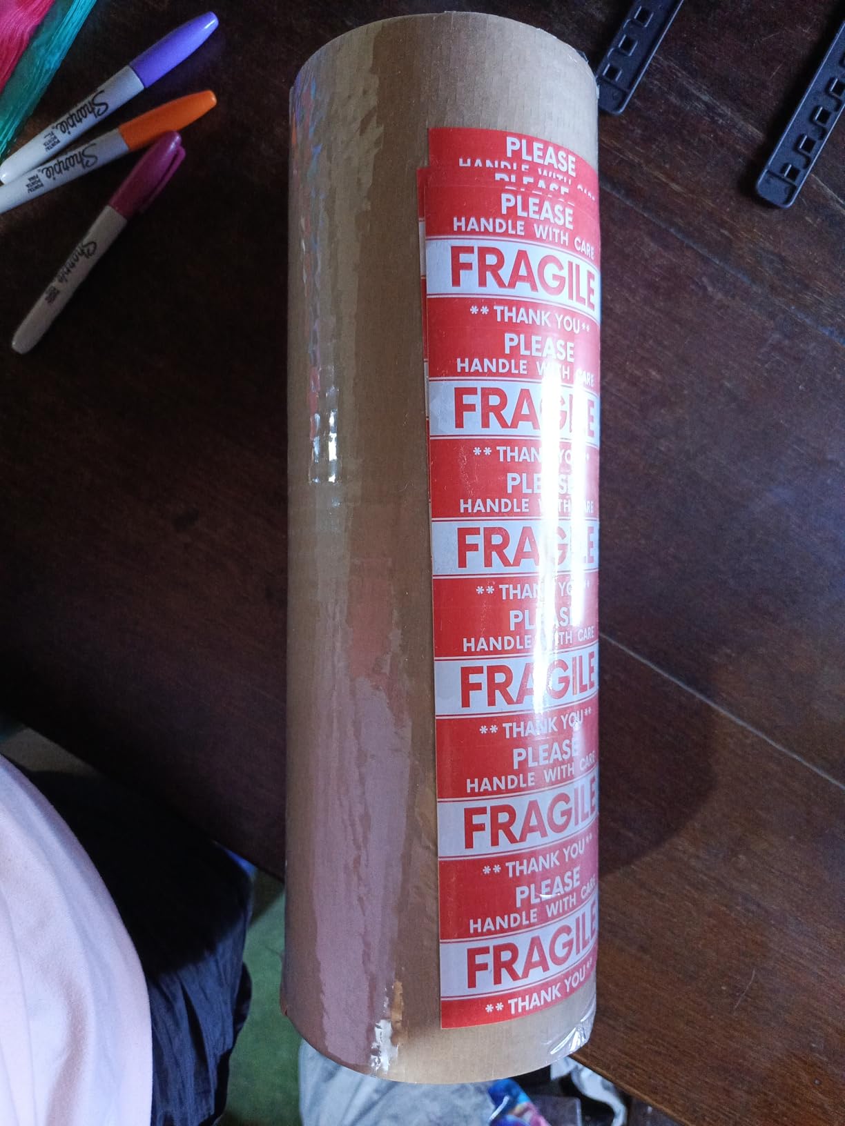 Honeycomb Packing Paper Wrap 15''x328', Substitute Alternative for Bubble Cushioning Wrap for Moving Shipping Packaging, Recyclable Moving Supplies with 48 Fragile Sticker Labels customer photo 1