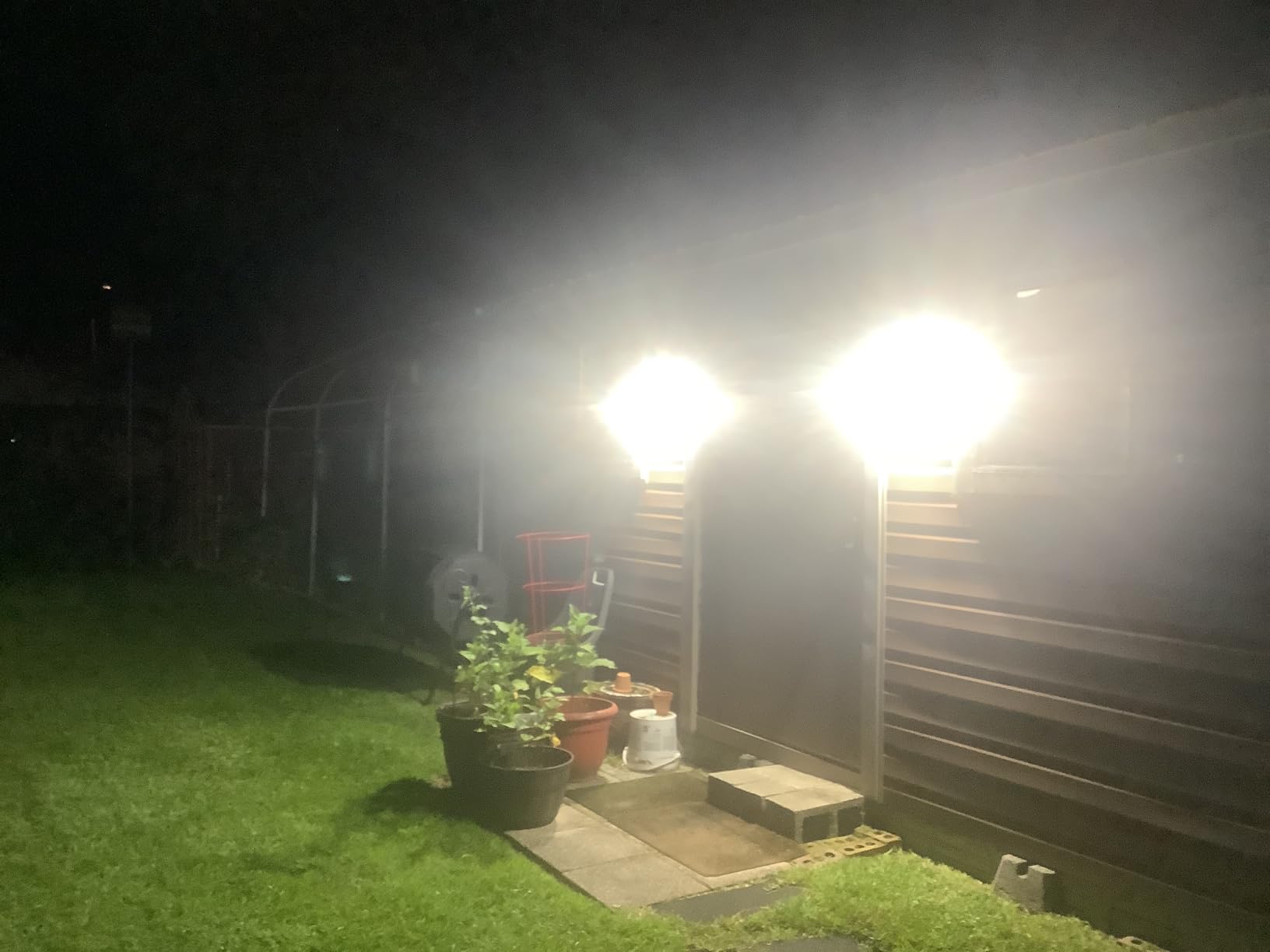 HYPERLITE LED Wall Pack Light: 30W 3600lm 5000K Daylight Outdoor Wall Lights with Dusk to Dawn Sensor - 120Vac IP65 Waterproof Outdoor Security Flood Lighting for Garage House Garden UL Listed 2 Pack customer photo 2