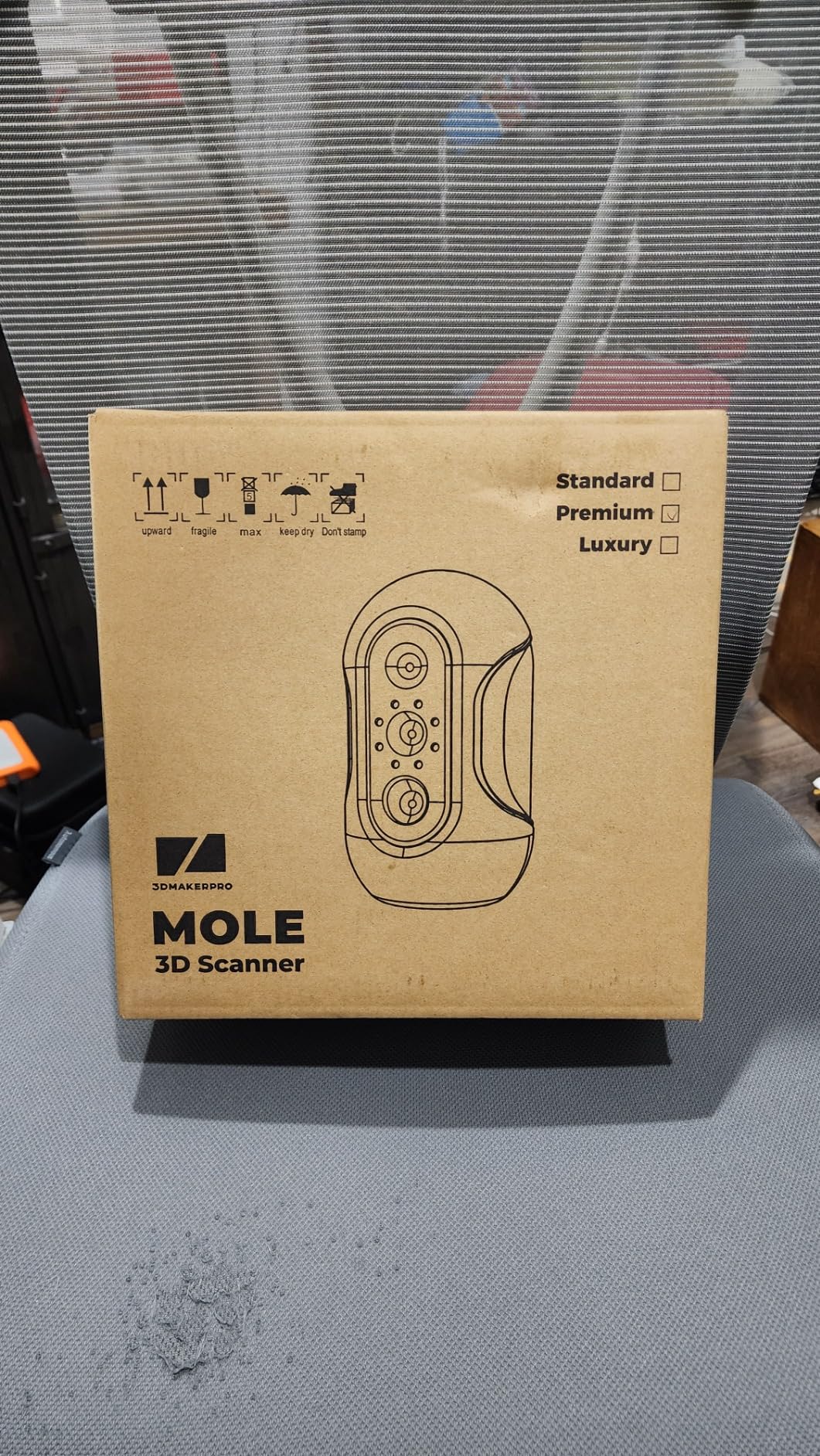 3DMakerpro Mole Handheld 3D Scanner for 3D Printer, 0.05mm Accuracy & 0.1mm Resolution, 10FPS Scanning Lightning-Fast Speed with Anti-Shake Lenses, Portable 3D Scanners for Win10/MacOS customer photo 1