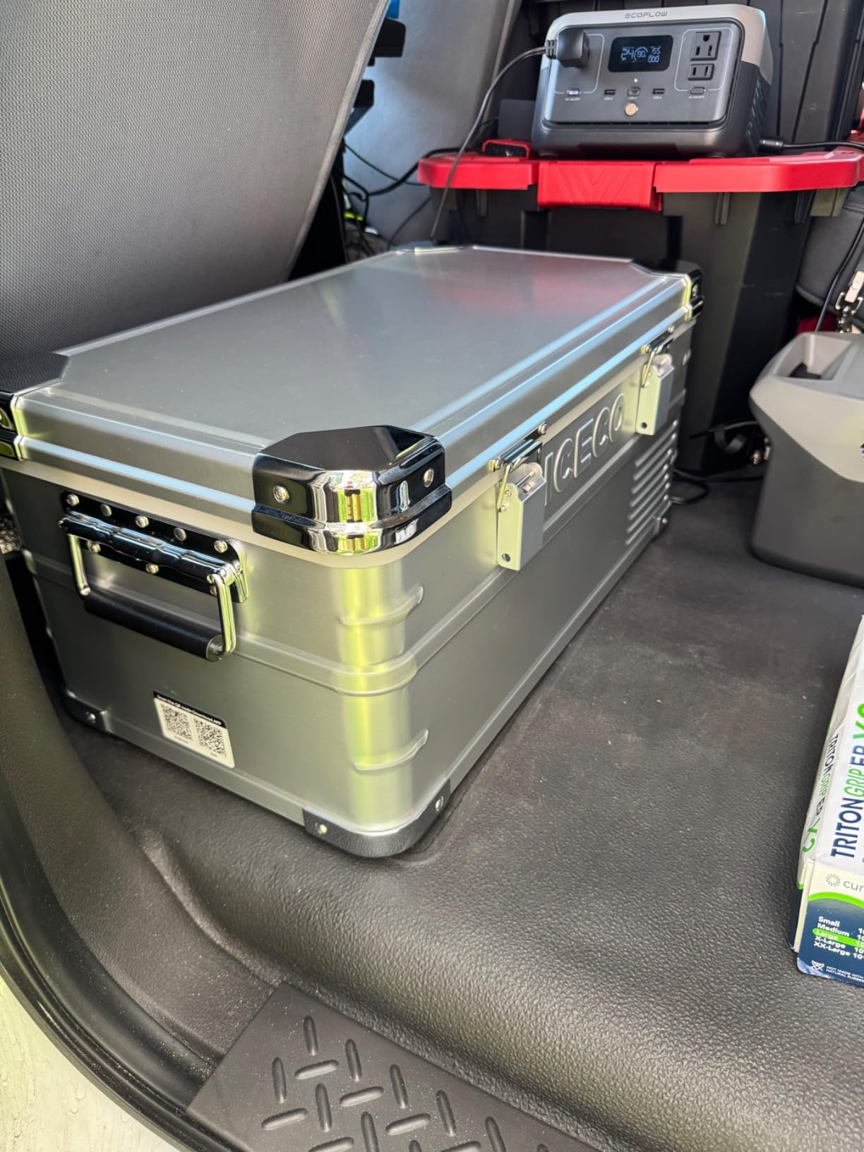 ICECO APL20 12 Volt Refrigerator, 21 Qts Aluminum Portable Freezer, Electric Cooler with SECOP Nano Compressor, Single Zone Car Fridge for Travel, Camping, -4℉~68℉, Powered by AC/DC or Solar customer photo 2