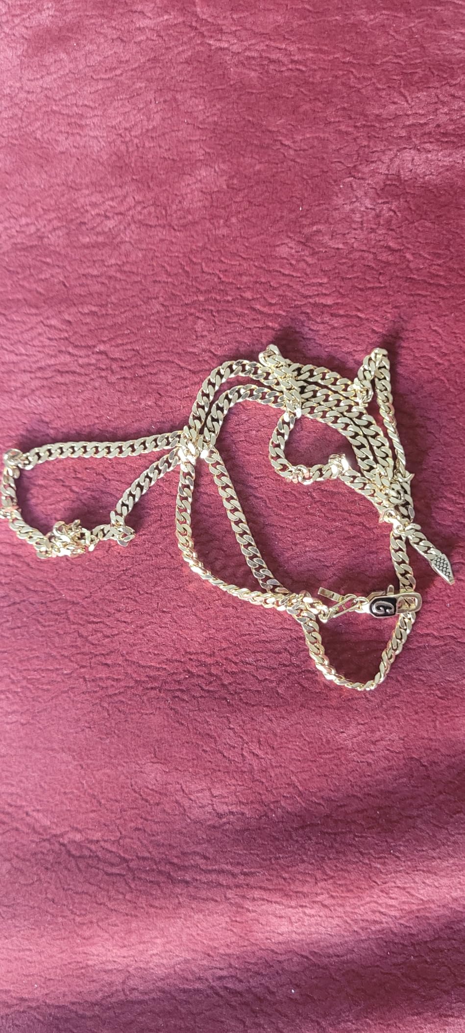 GLD Cuban Link Chain for Men and Women - Gold-Plated Micro Cuban Chain with Premium Storage Travel Pouch - Snatch-Proof Clasp, Sweat-Proof and Fade-Resistant - Lifetime Quality, Designed in Miami customer photo 1