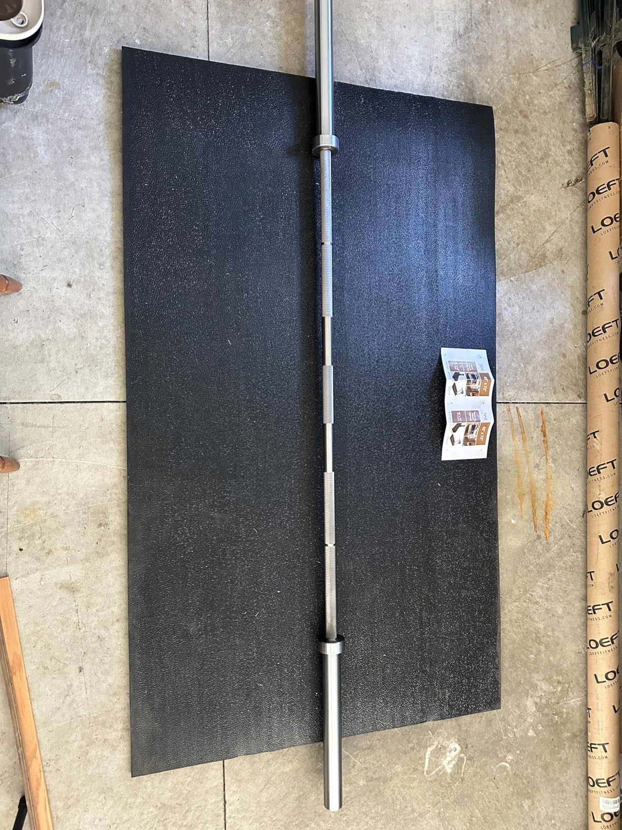 Heavy Duty Horse Stall Mats - Stable Mats, Durable 3/4 in. Thick Rubber Flooring - Solid Black - 3.5' x 6' Mat for Stables, and More - 42 in. x 72 in. Stall Mat customer photo 1