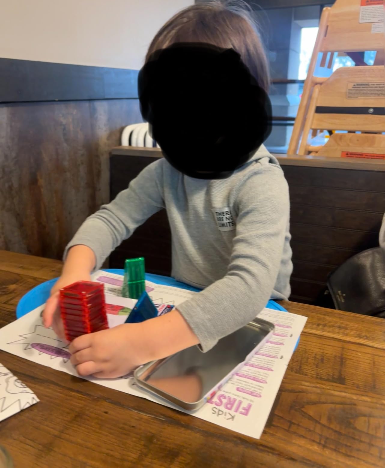 MAGNA-TILES microMAGS 26-Piece Travel Magnetic Construction Set, Bold Colors, The Original Magnetic Building Brand customer photo 2