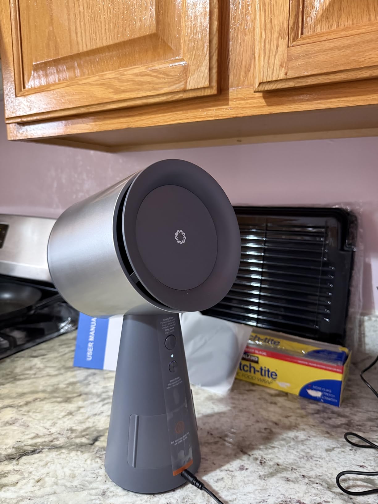 Airthereal RH180 Portable Range Hood, Desktop Range Hood with 3-Fan Speeds and Large Oil Collection Cup, Detachable Aluminum Carbon Filter, Low Noise Portable Kitchen Exhaust Fan for Cooking customer photo 2