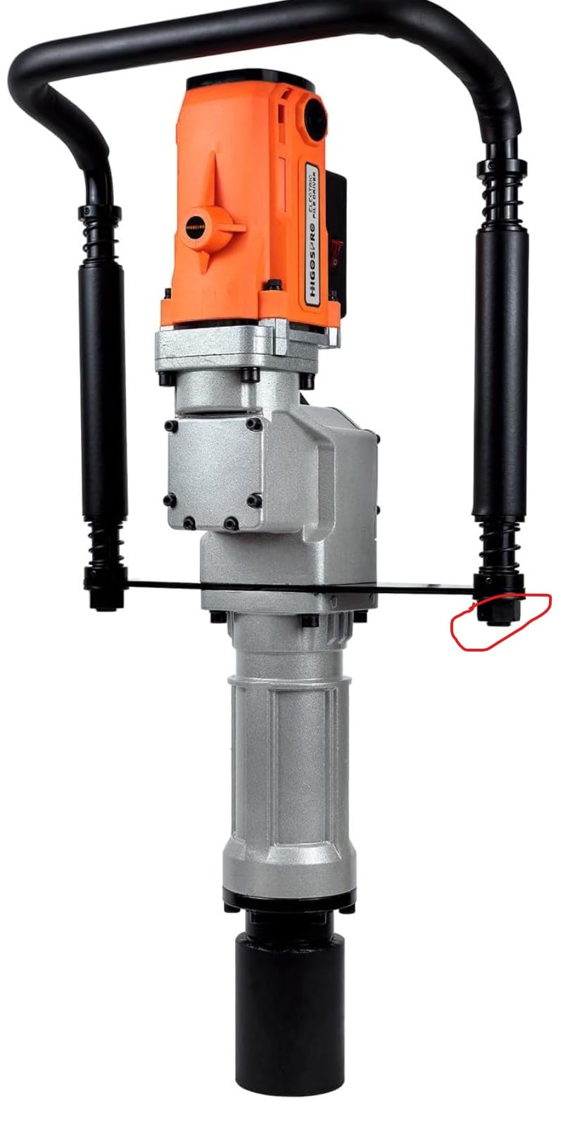 2200W Electric T Post Driver - 110V Handheld Pile Driver Hammer for Fence Post, Farm, Construction Site with 55mm, 70mm pile sleeve, Ideal for Metal Fencing, Landscaping, and DIY Projects customer photo 2